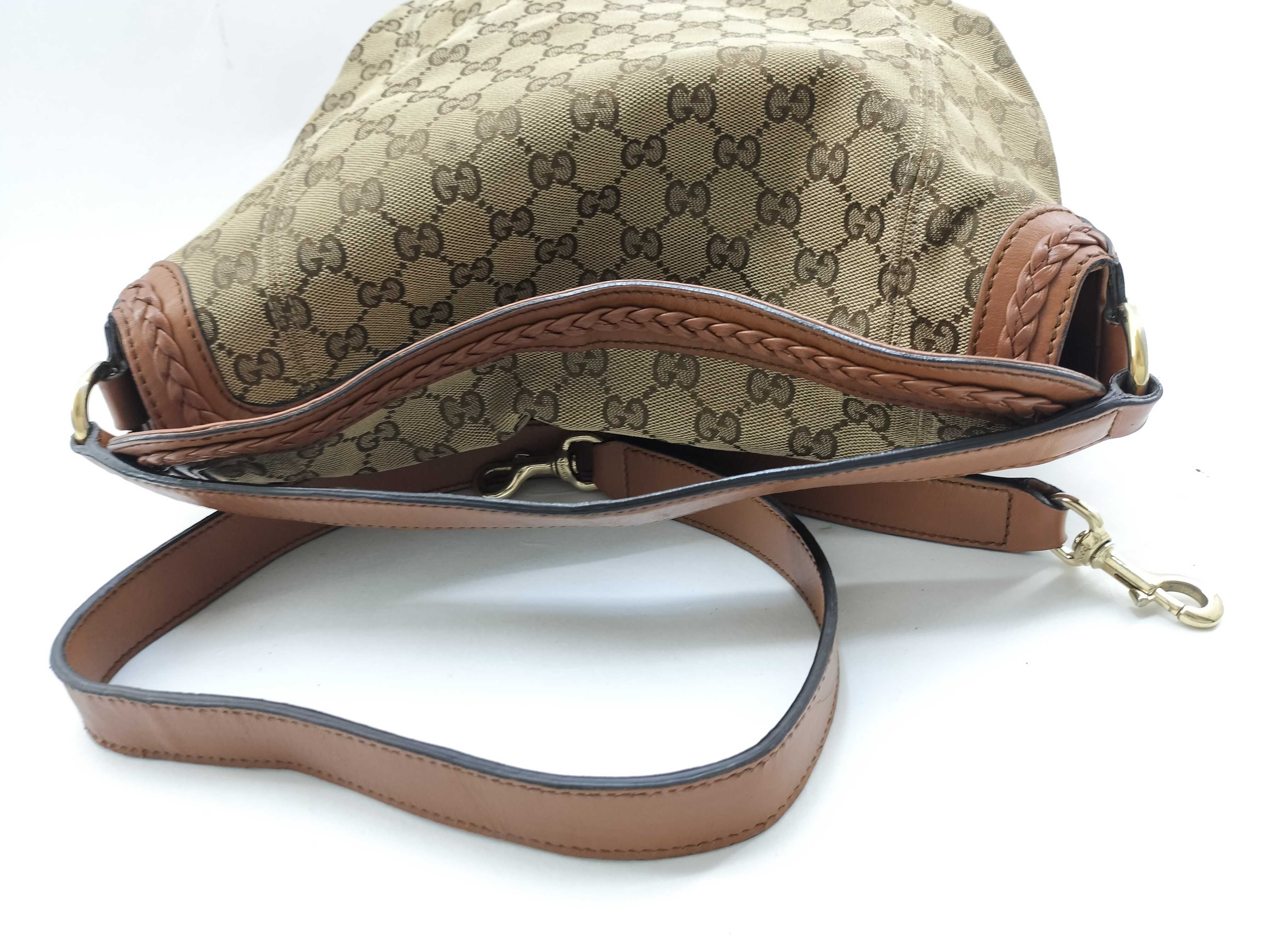 GG Canvas GG Jacquard Interlocking G Logo Shoulder Bag — view 9