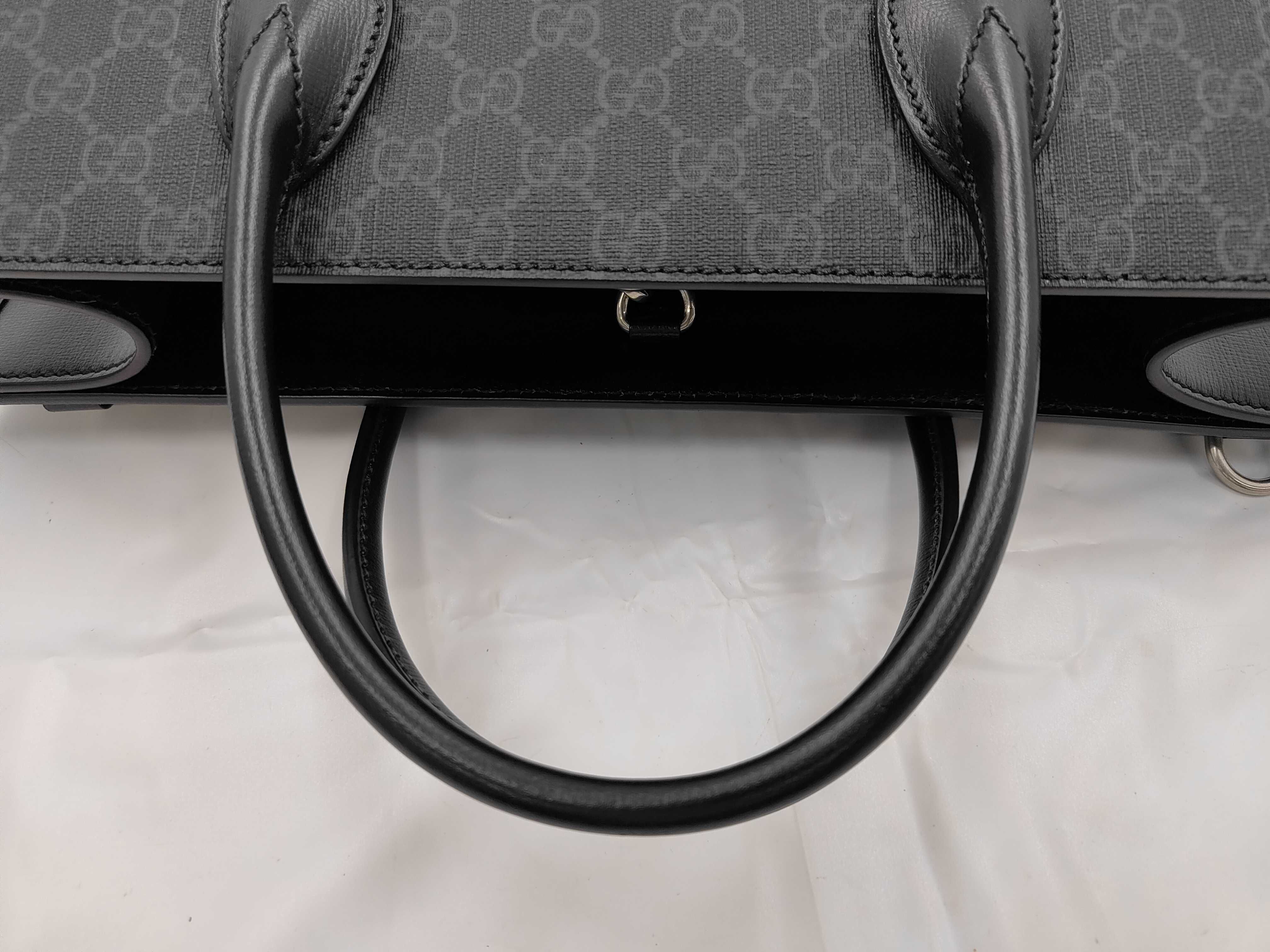 bag 674155 PVC black tote bag — view 3