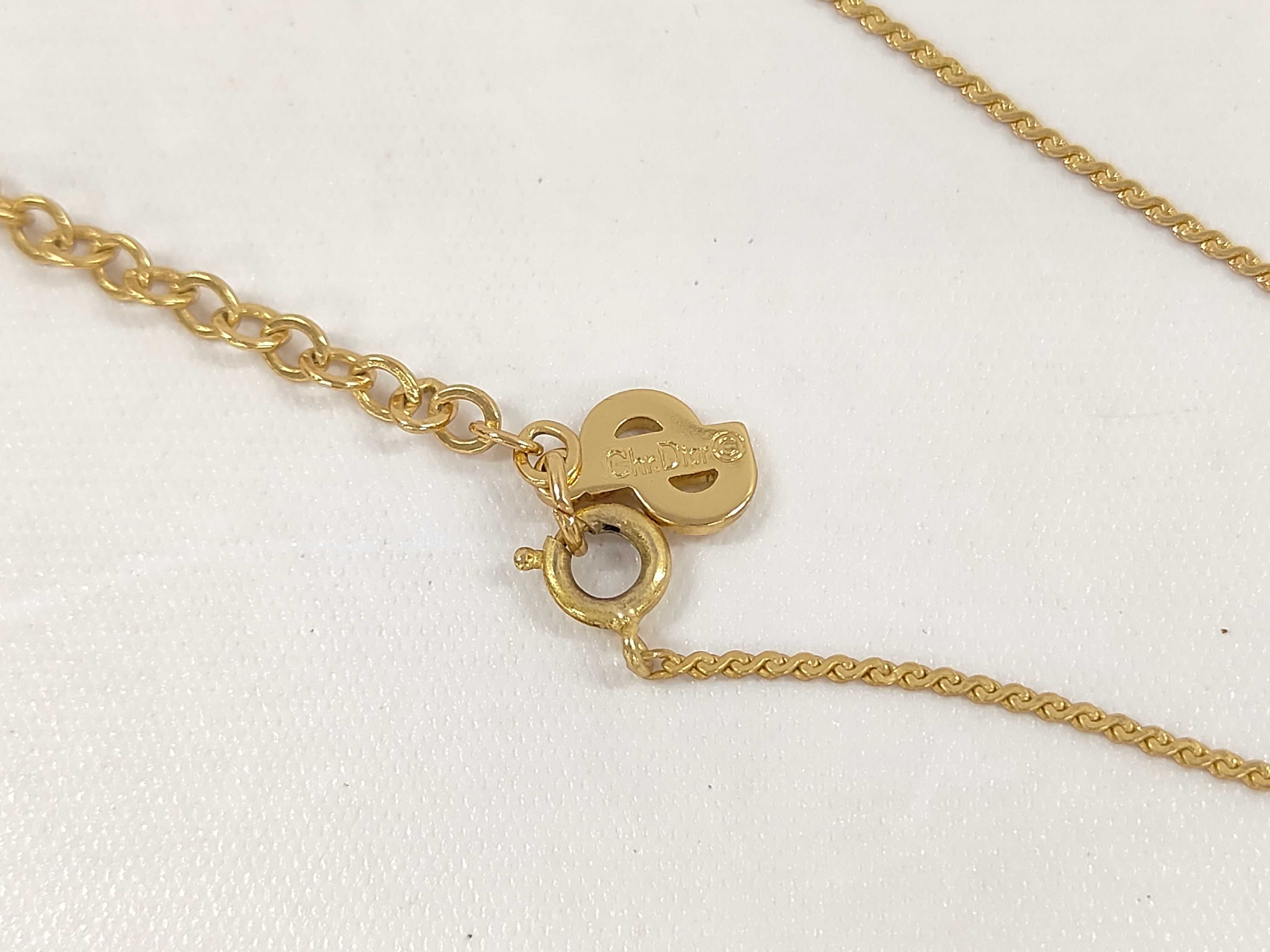 CD logo necklace — view 4