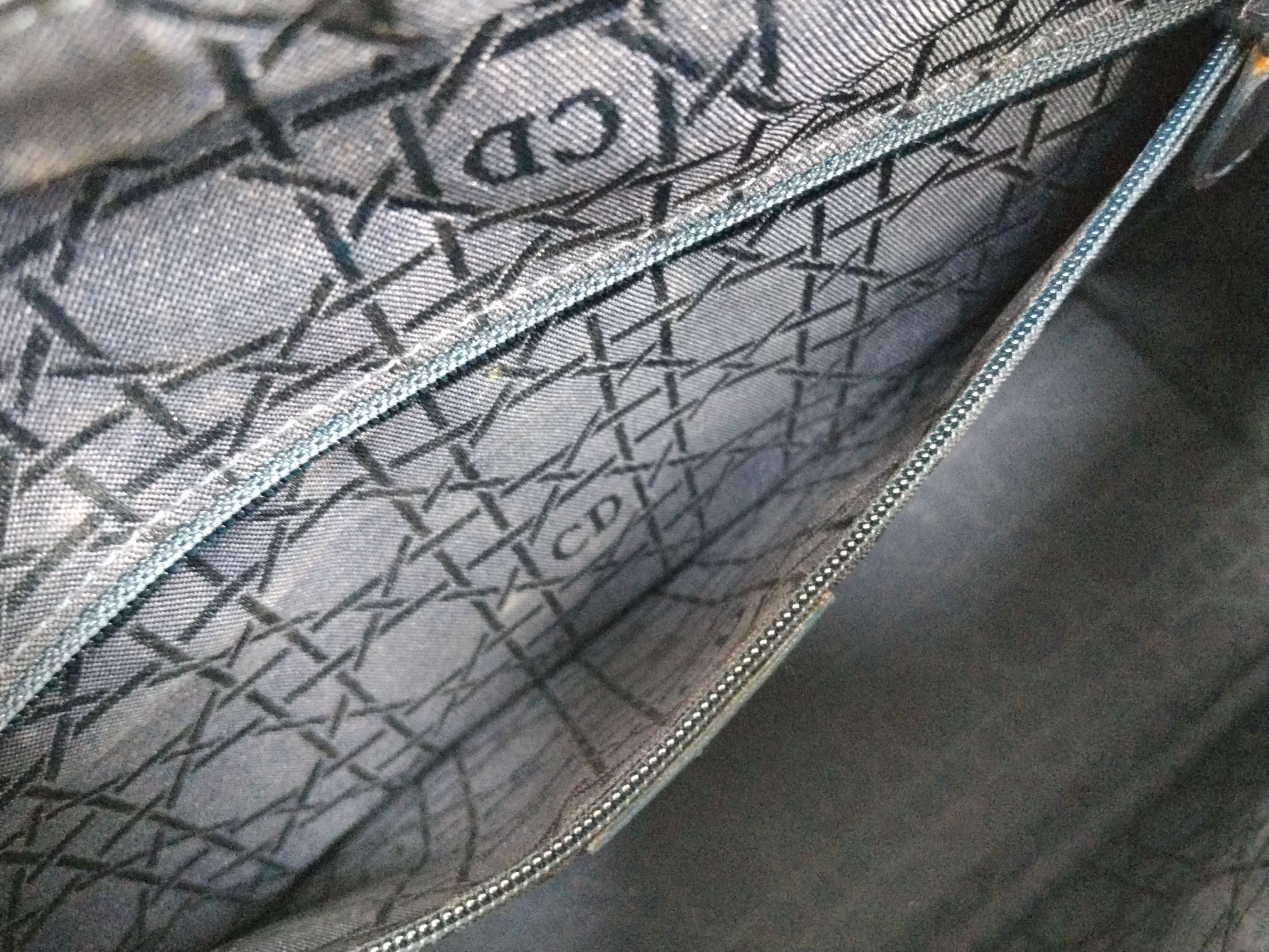 Lady Dior Blue Cannage Denim Handbag — view 12