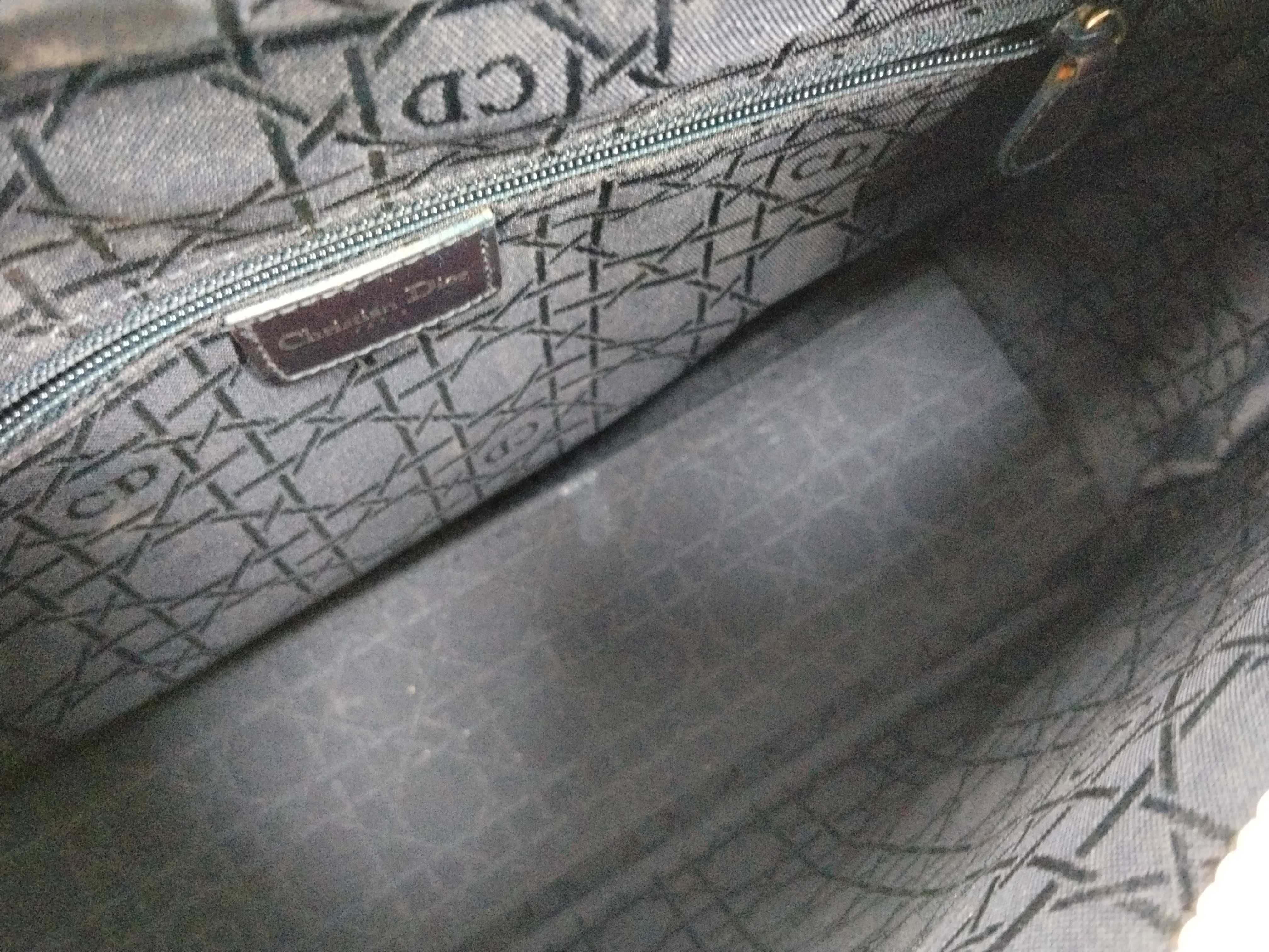 Lady Dior Blue Cannage Denim Handbag — view 10
