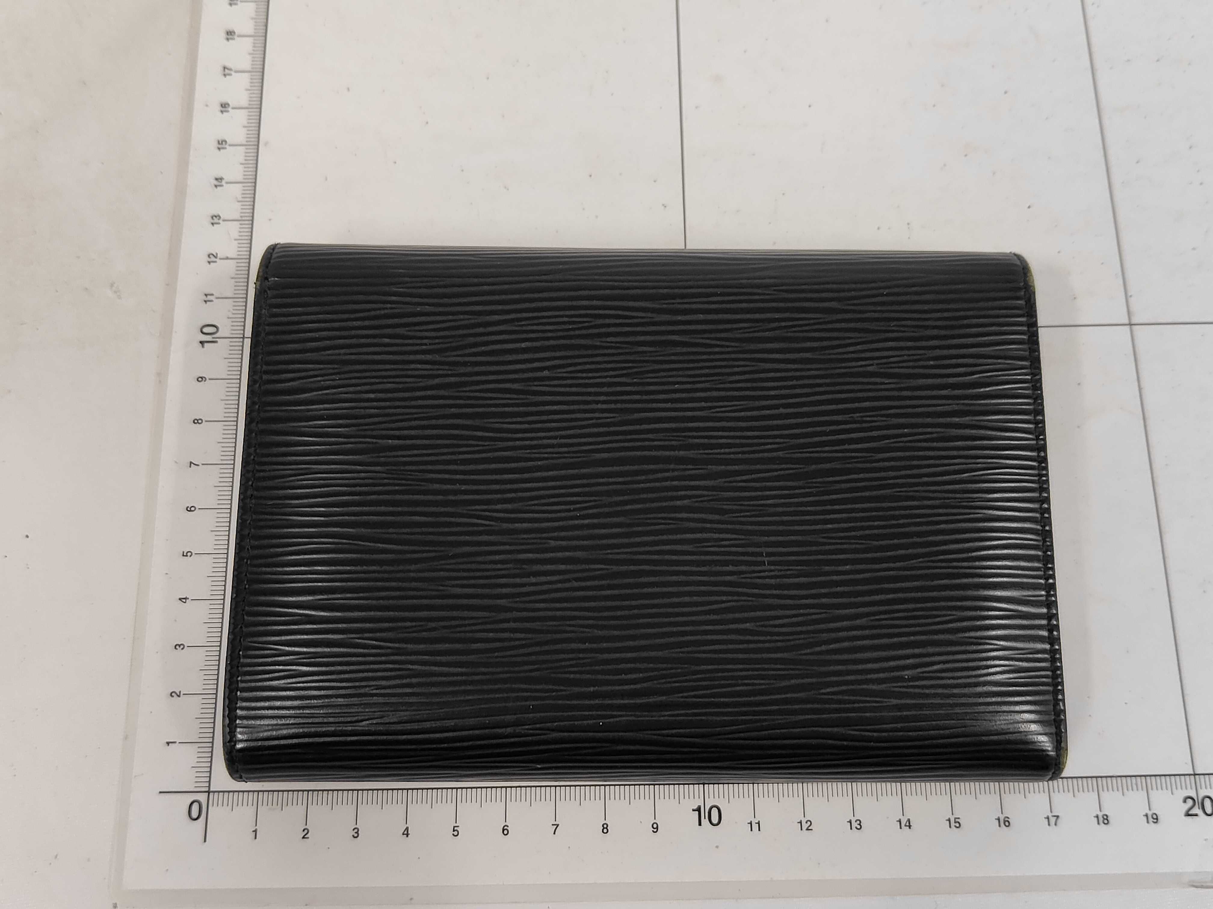 Monogram Vuitton Epi Portefeuille Tresor Etui Papier Tri-fold Wallet M63712 SP0091 with Pass Case — view 2
