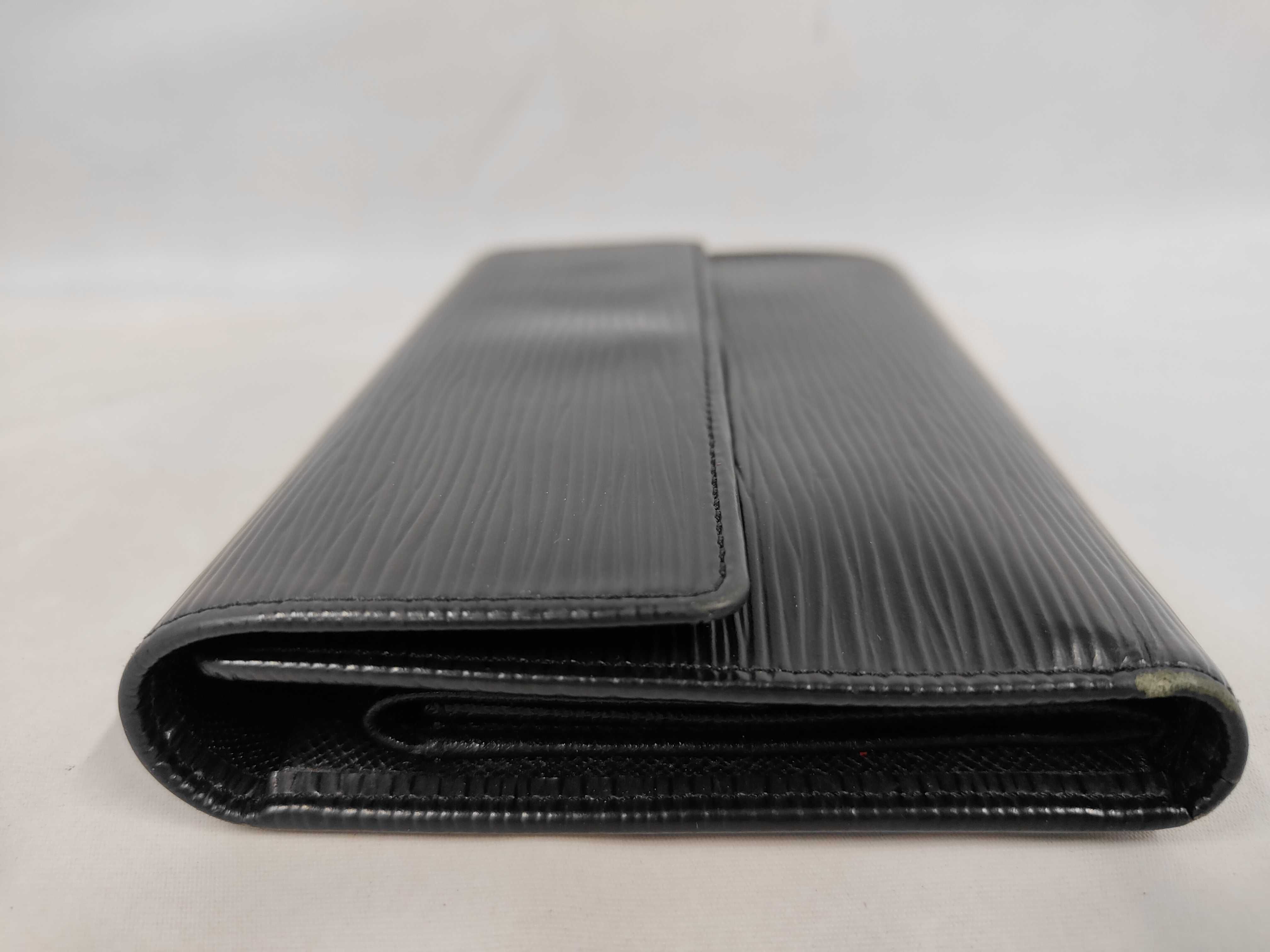 Monogram Vuitton Epi Portefeuille Tresor Etui Papier Tri-fold Wallet M63712 SP0091 with Pass Case — view 5