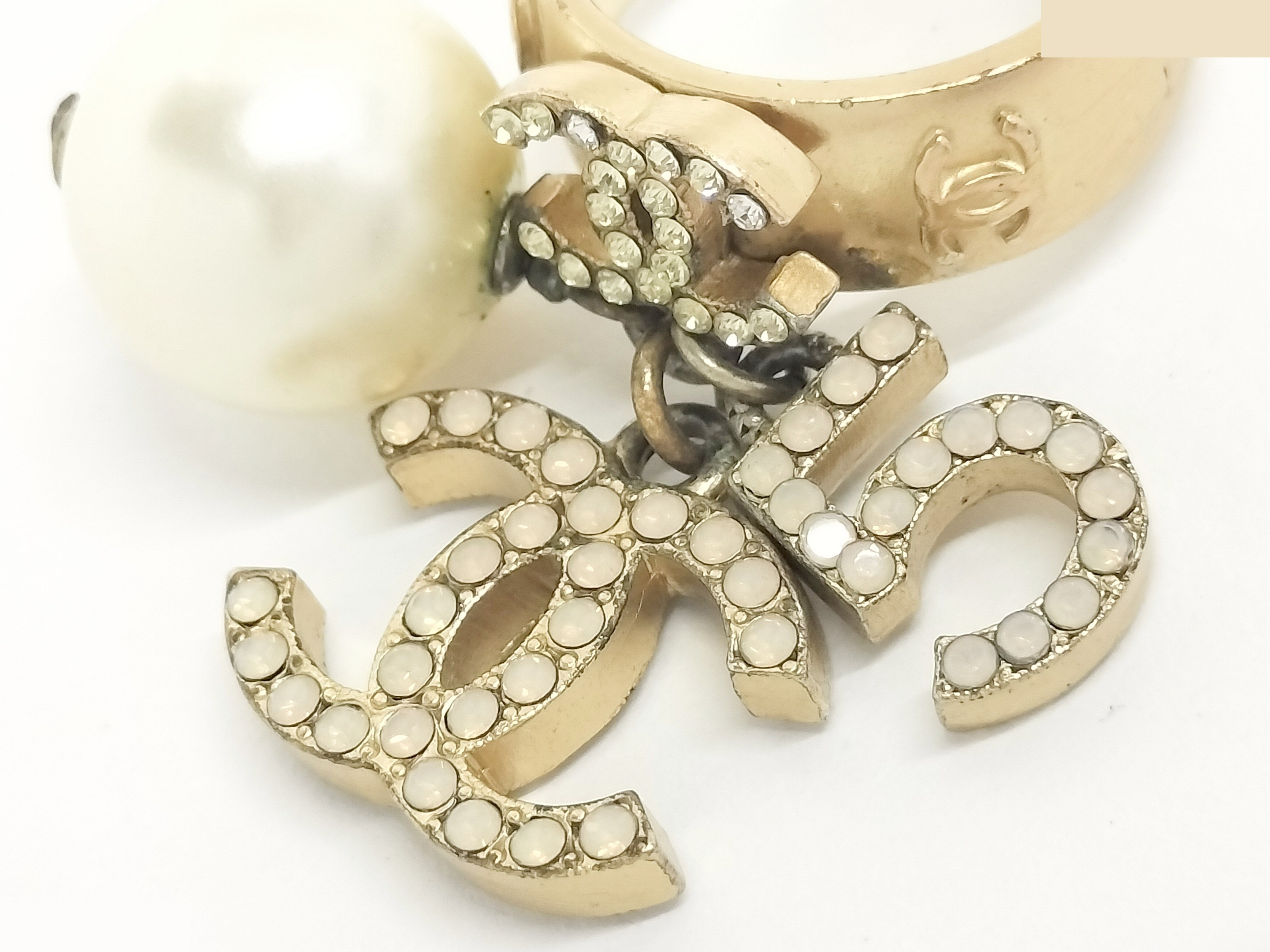 Coco Rhinestone Gold Ring #12.5 — view 6