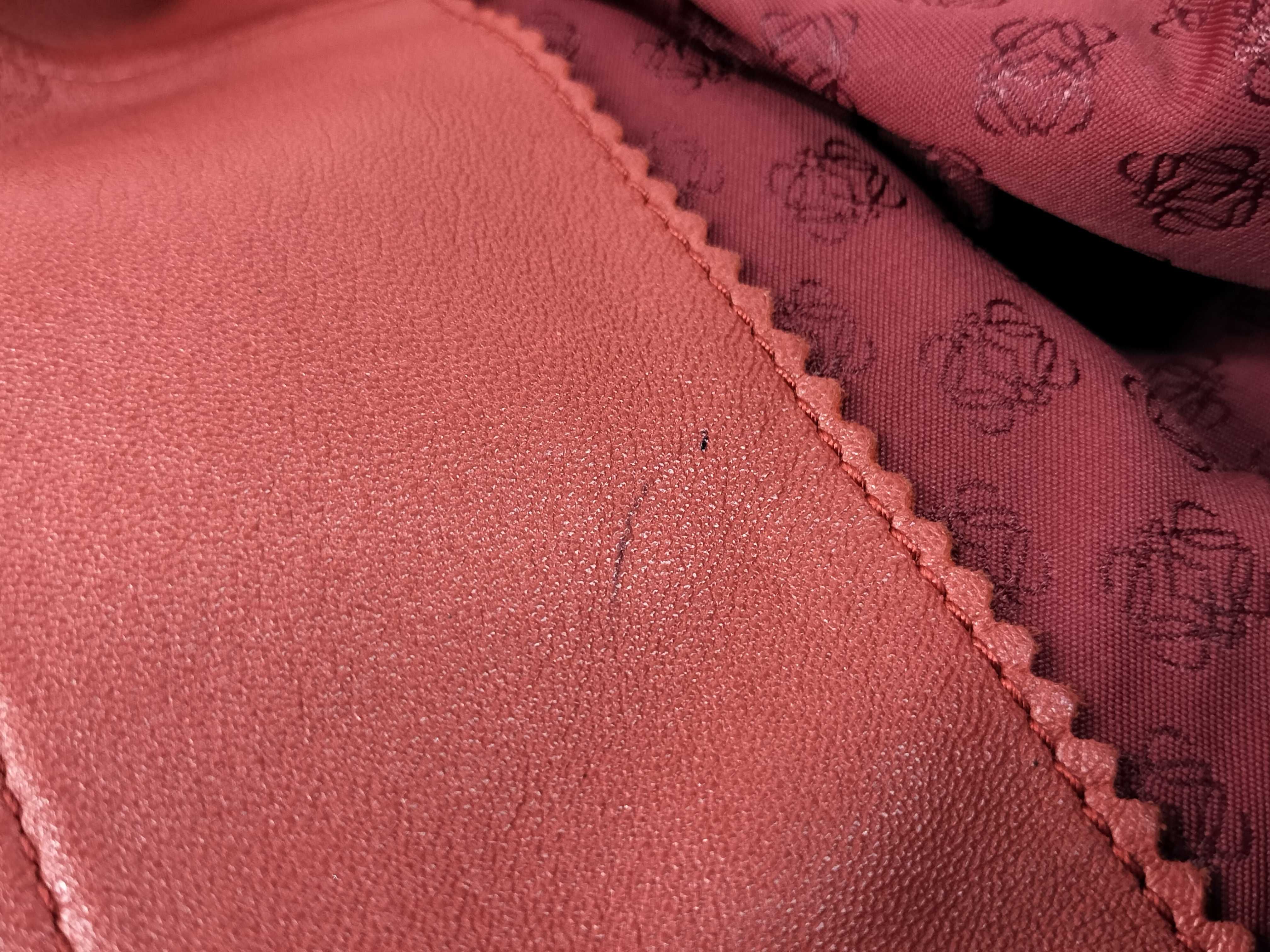 tote bag anagram leather tote bag — view 12