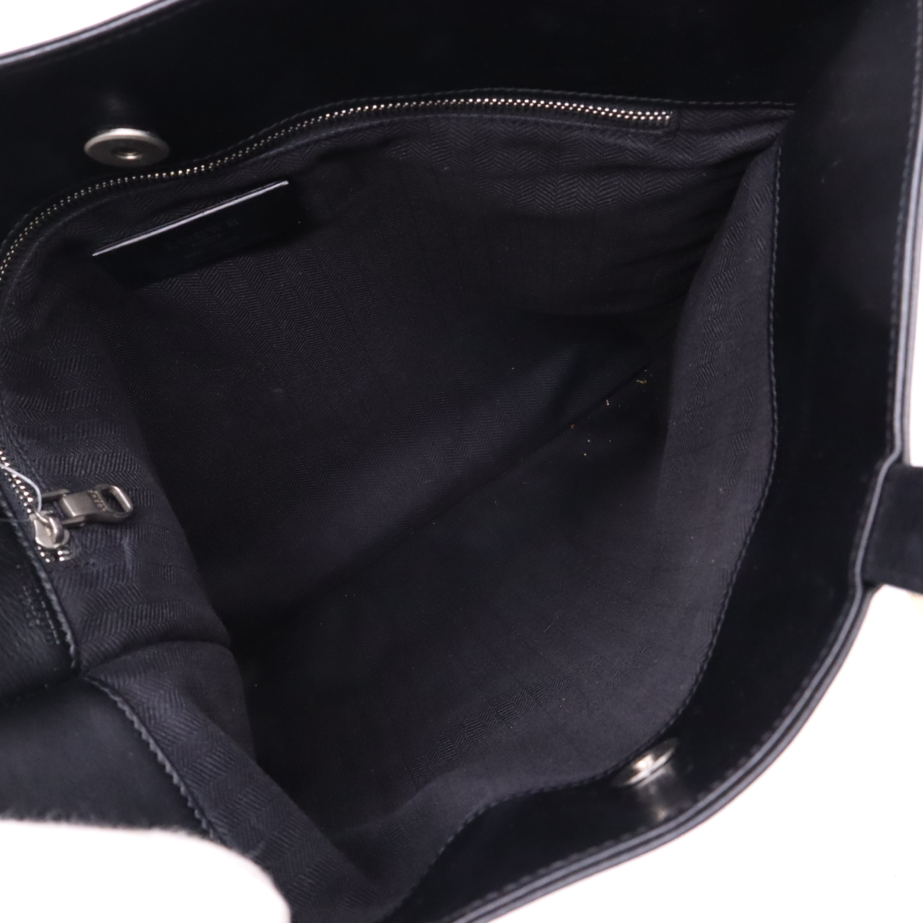 Leather Handbag Anagram Black Handbag — view 11