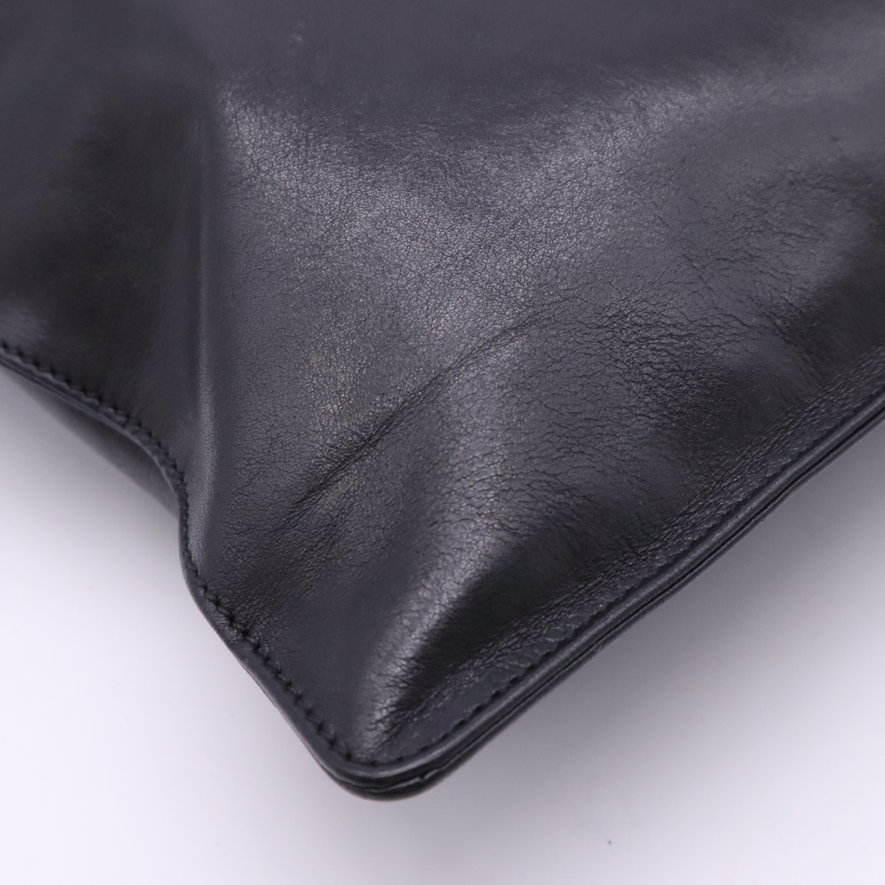 Leather Handbag Anagram Black Handbag — view 8