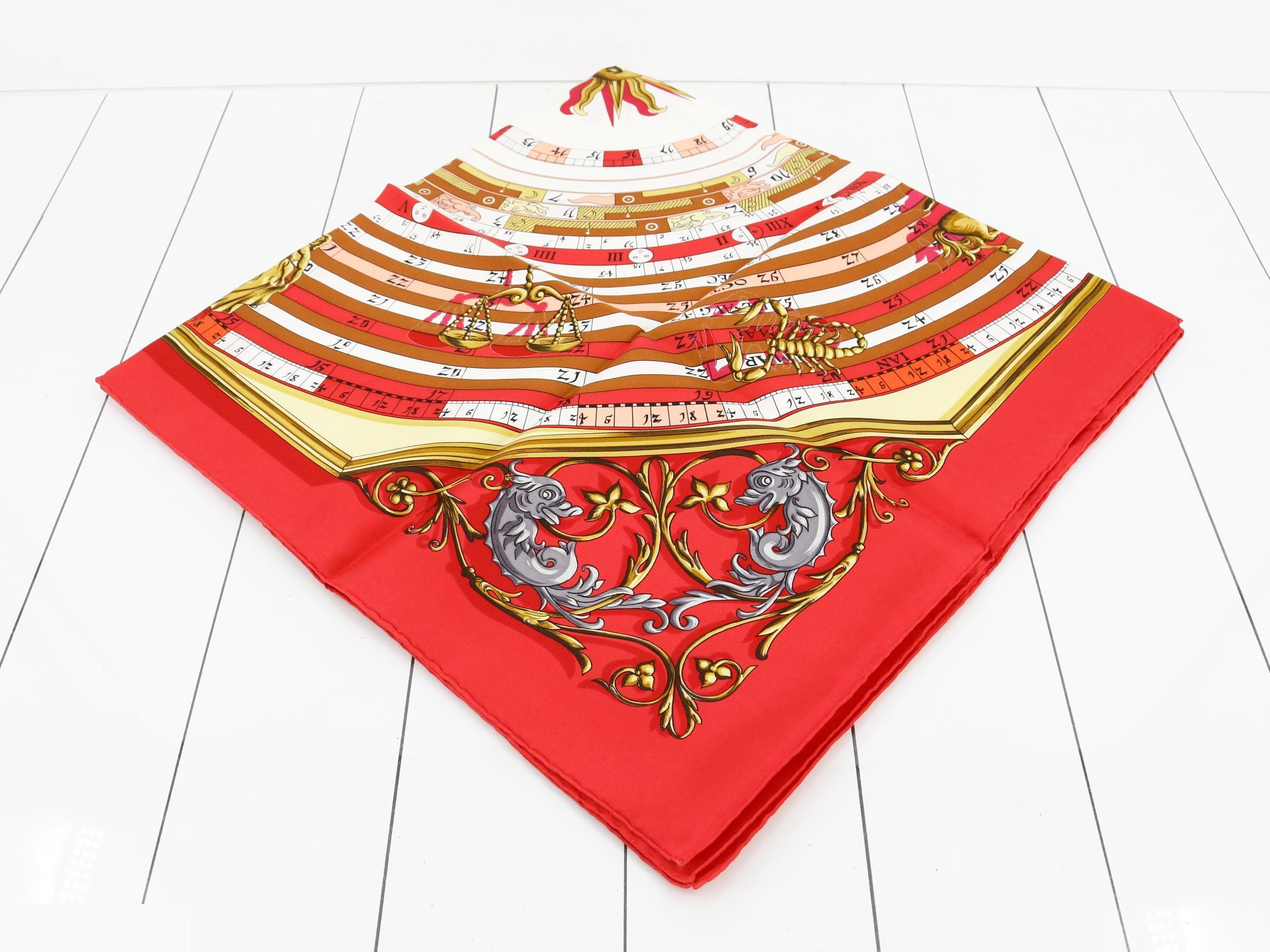 Carre 90 DIES ET HORE Astrology Red System