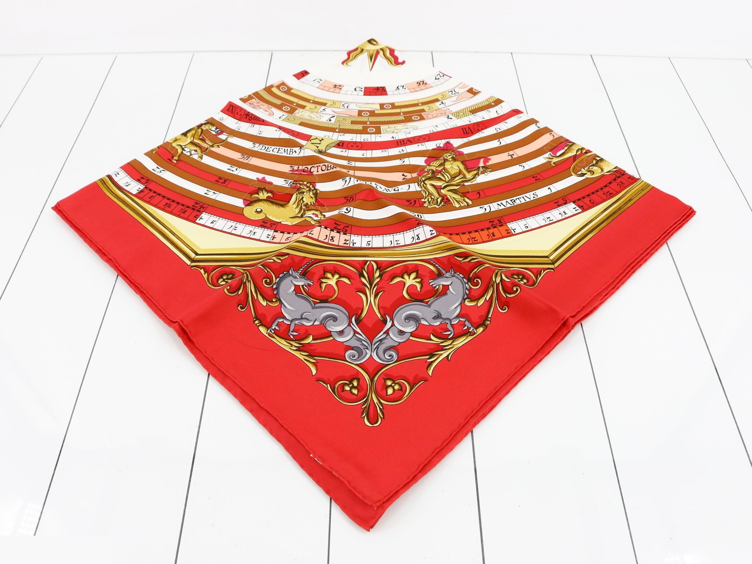 Carre 90 DIES ET HORE Astrology Red System — view 2