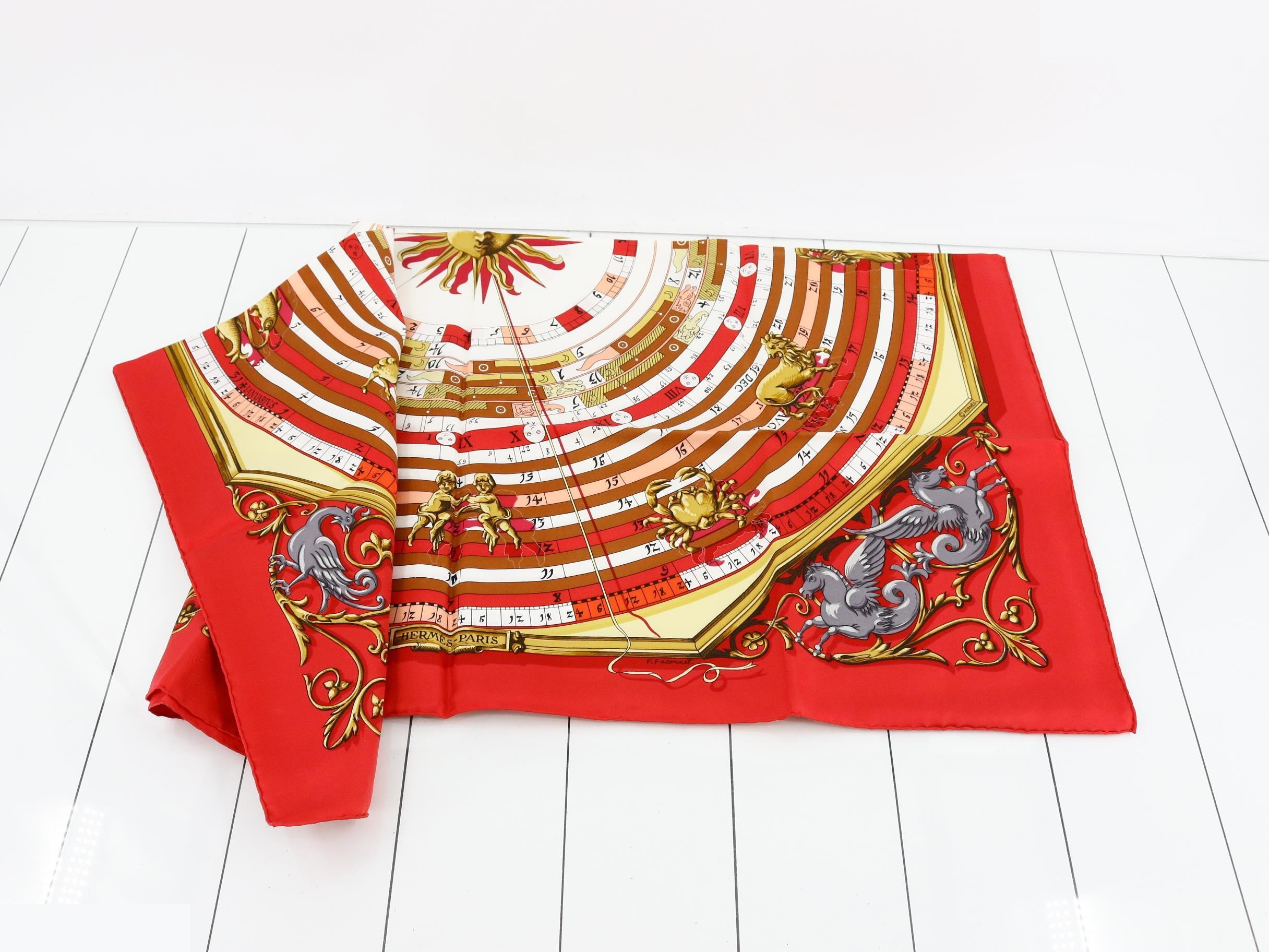 Carre 90 DIES ET HORE Astrology Red System — view 3