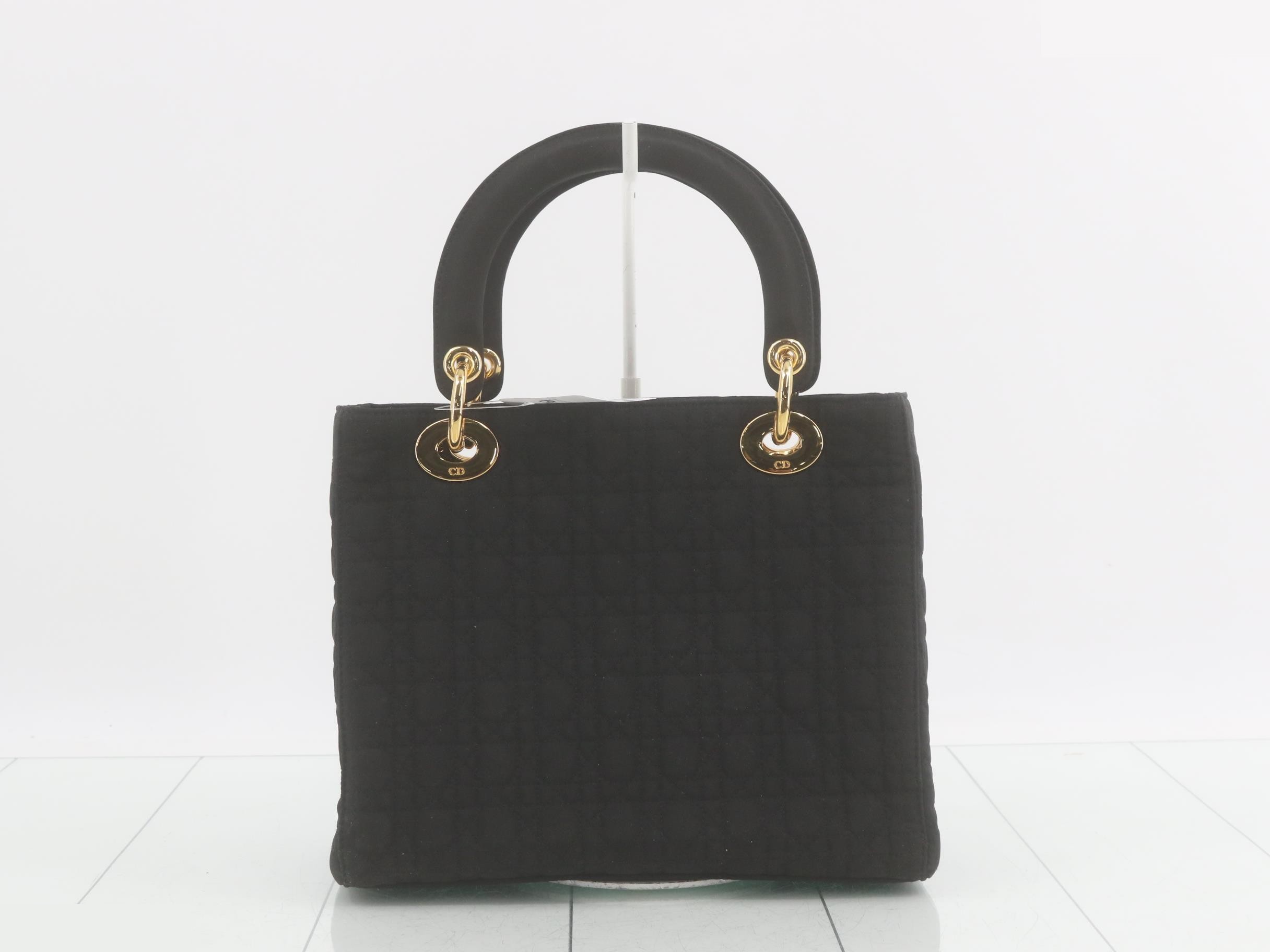Lady Dior Cannage Nylon Handbag — view 2