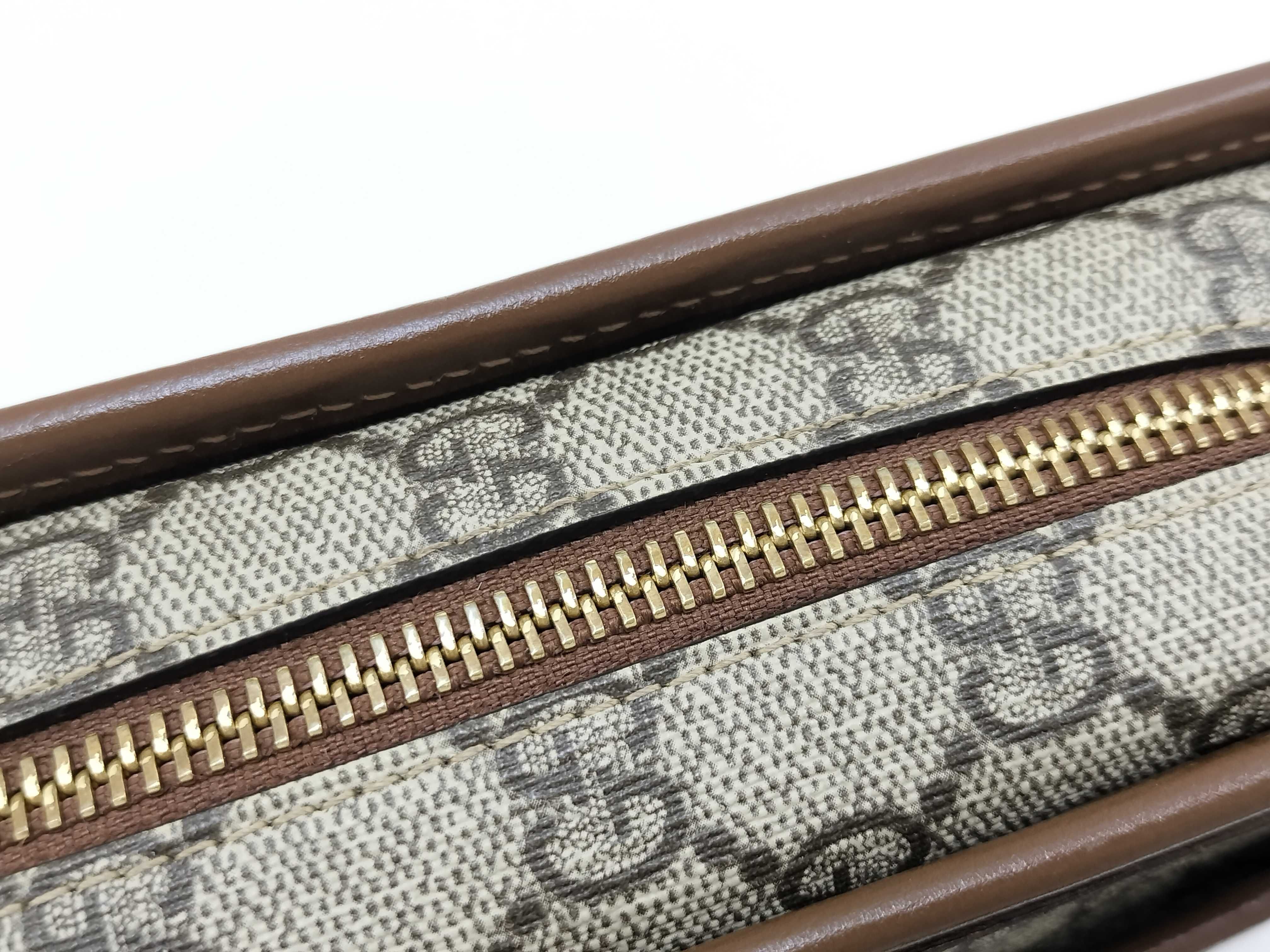 GG Supreme Shoulder Bag, Leather, Beige — view 6