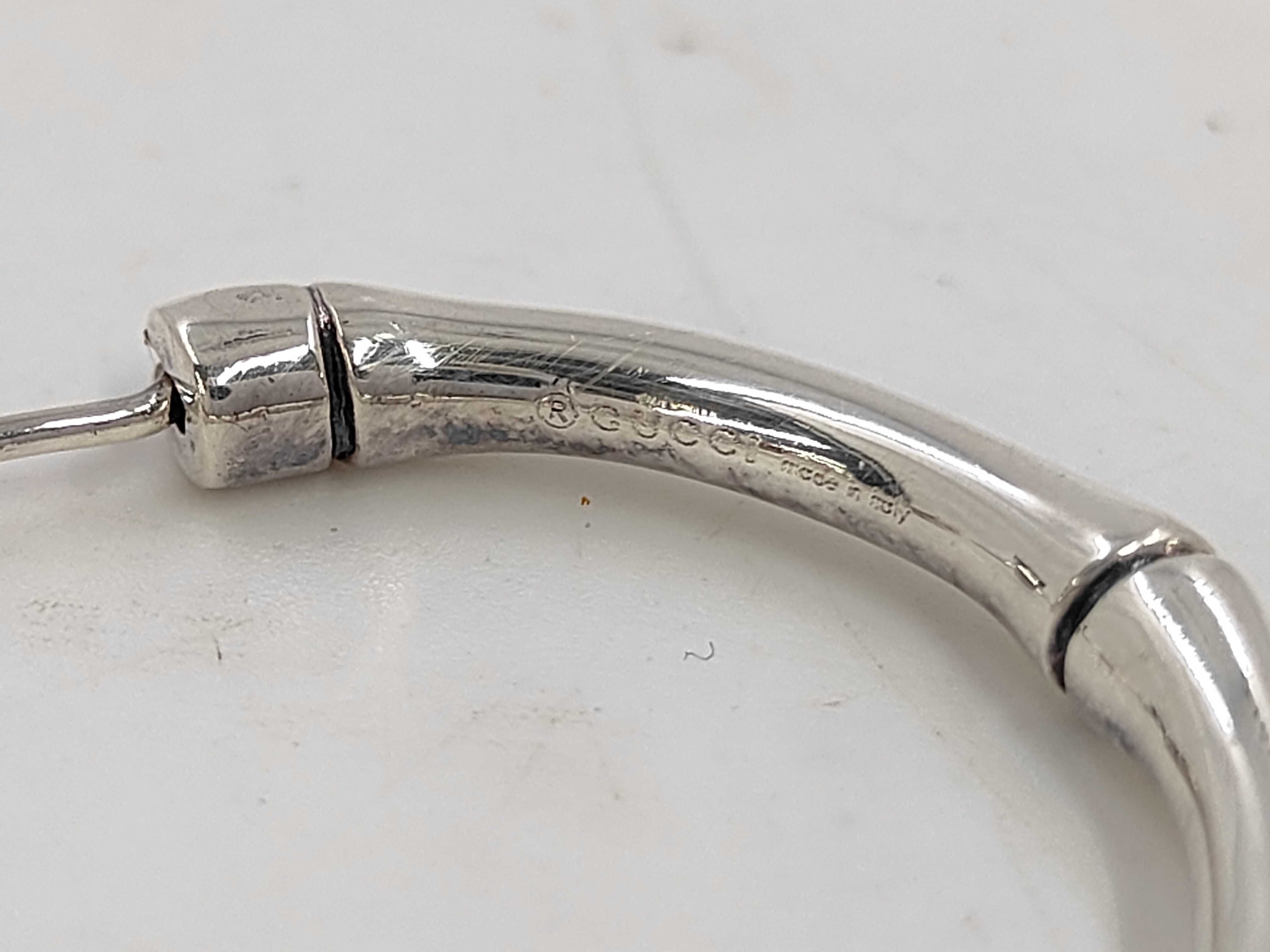Bamboo Hoop Earrings (925 Sterling Silver, Post Price: 750) — view 6
