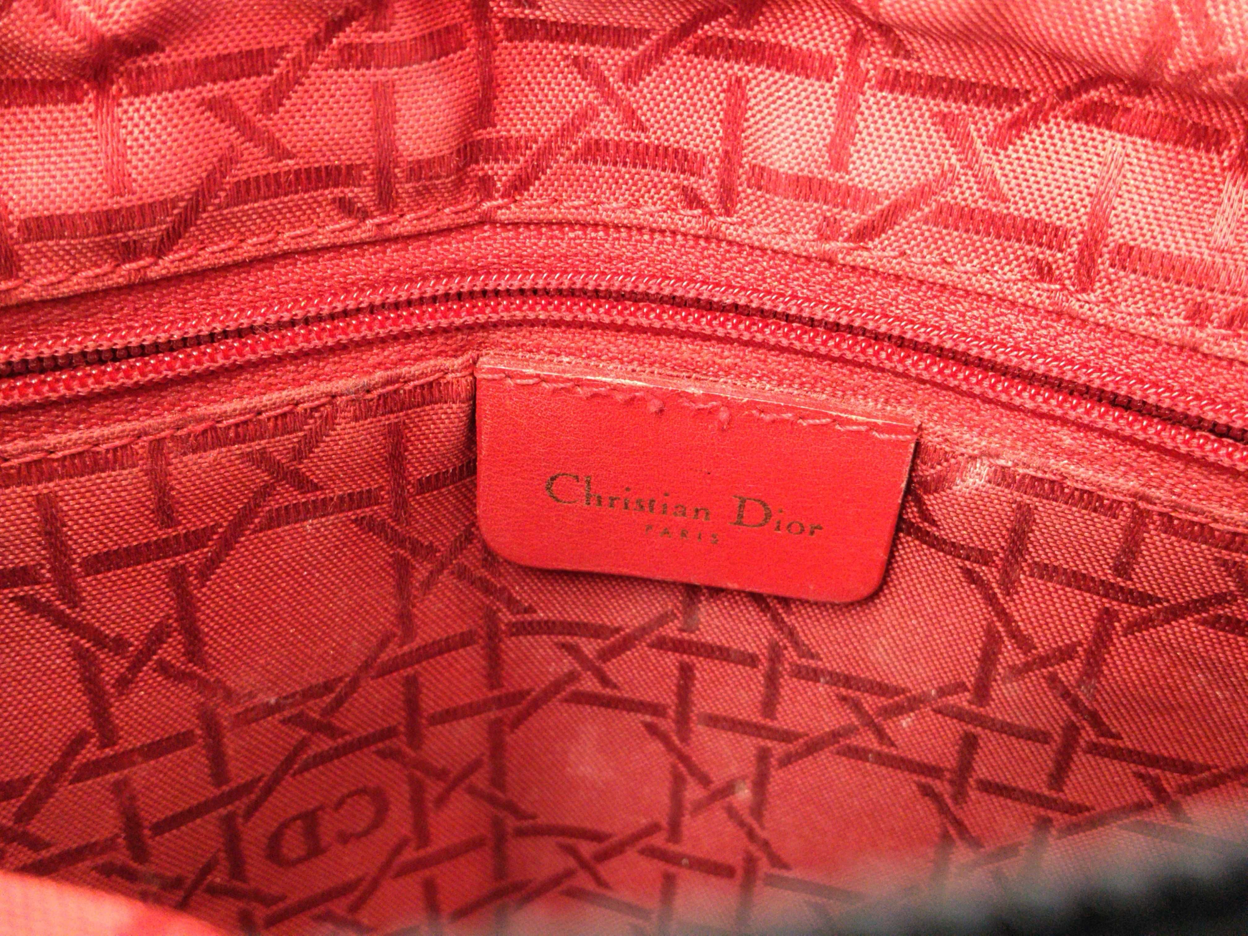 Lady Dior Christian handbag Lady black handbag — view 13