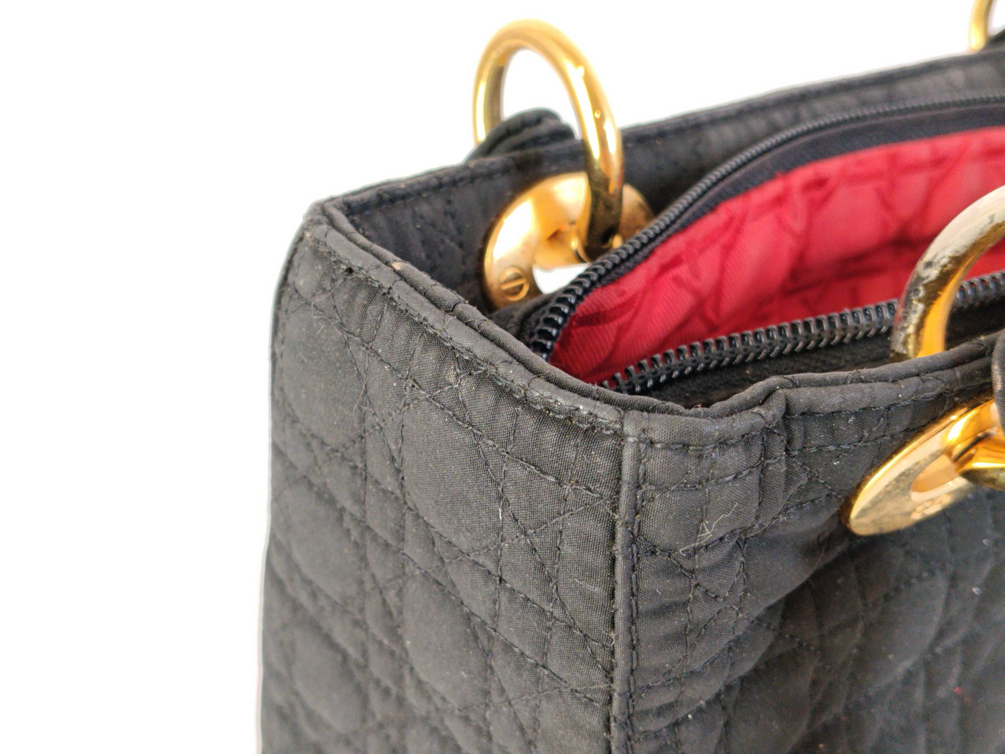 Lady Dior Christian handbag Lady black handbag — view 15