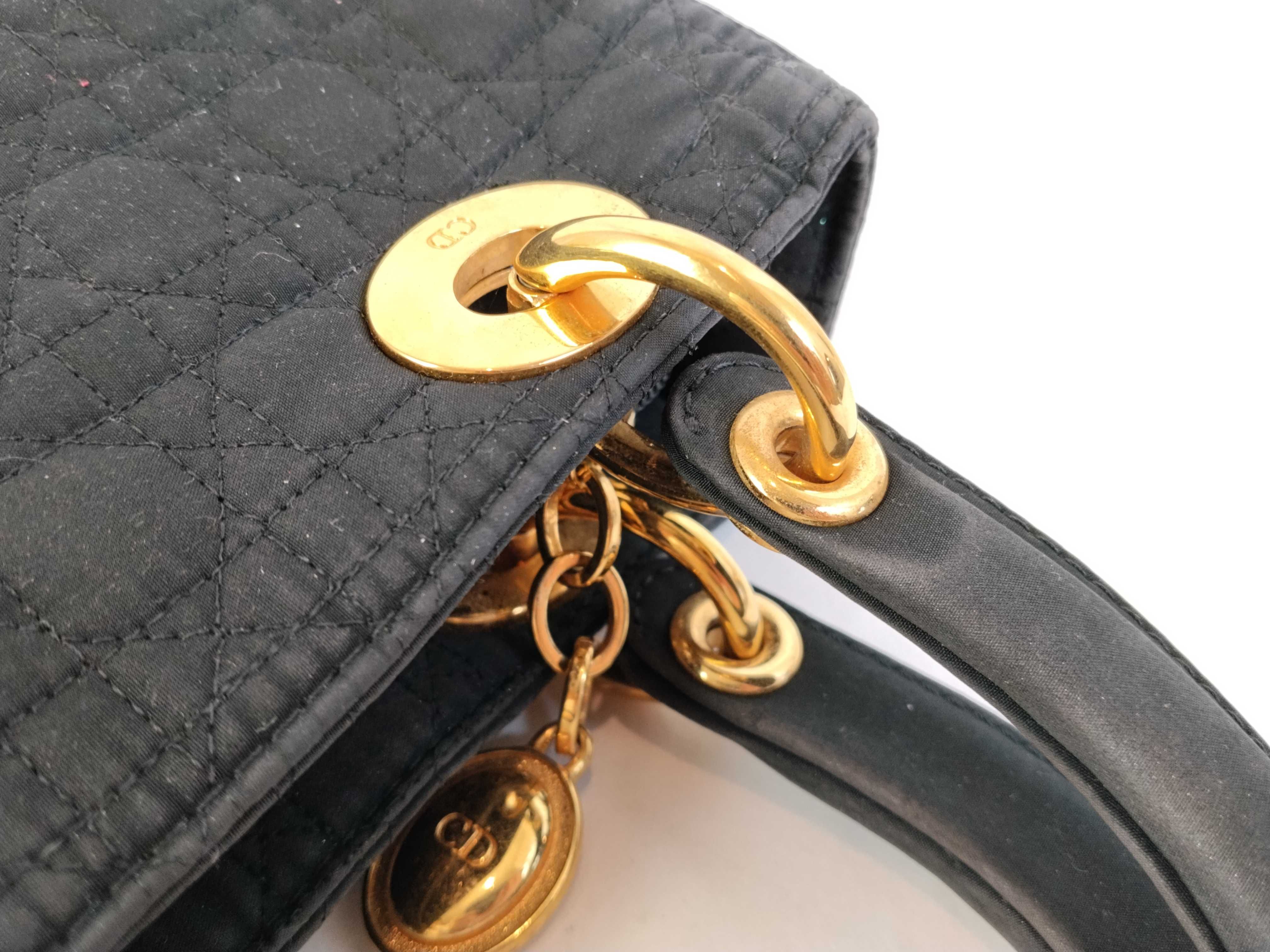 Lady Dior Christian handbag Lady black handbag — view 6