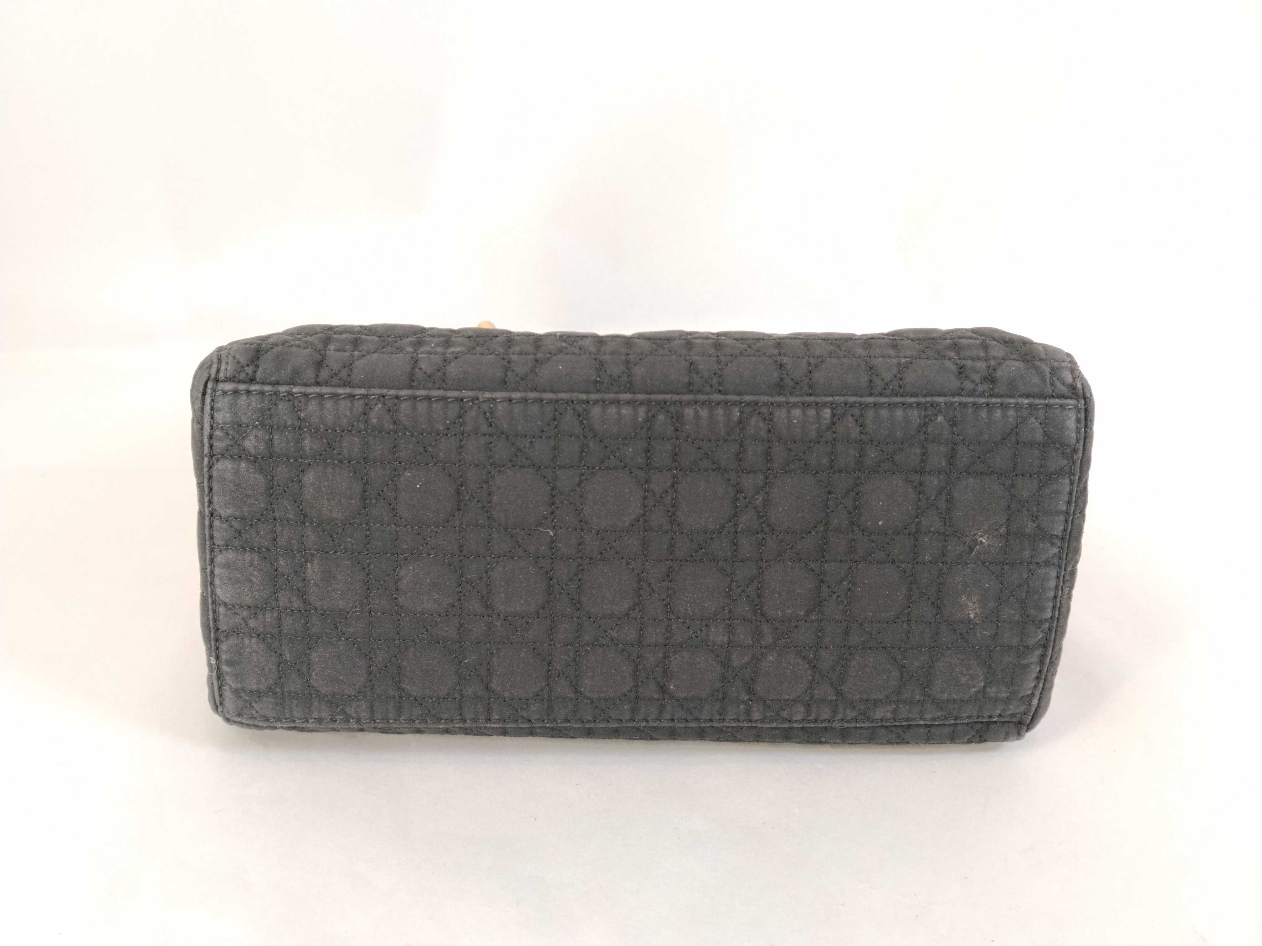 Lady Dior Christian handbag Lady black handbag — view 8