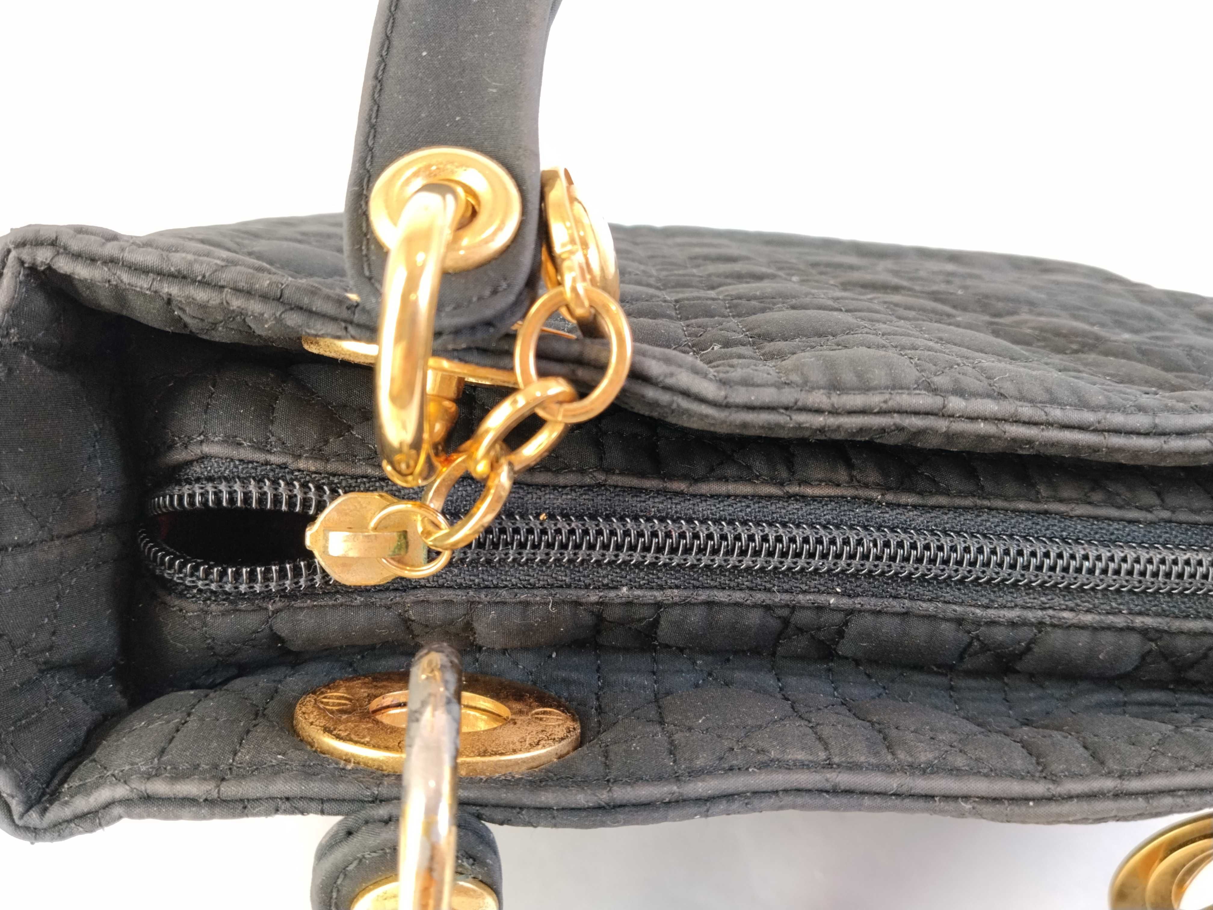 Lady Dior Christian handbag Lady black handbag — view 9