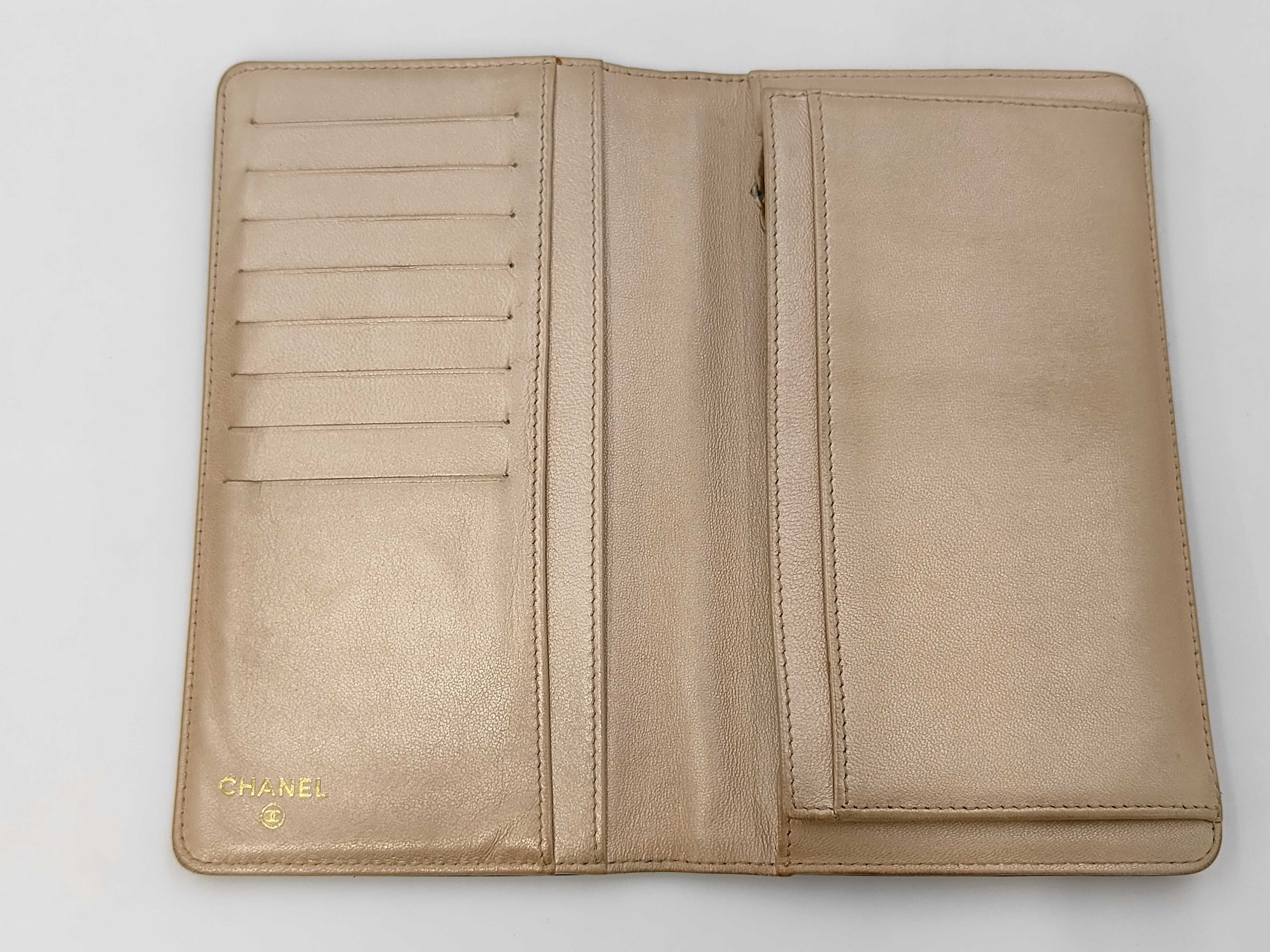 Black Lambskin Camellia Wallet (Serial Number 16) — view 4