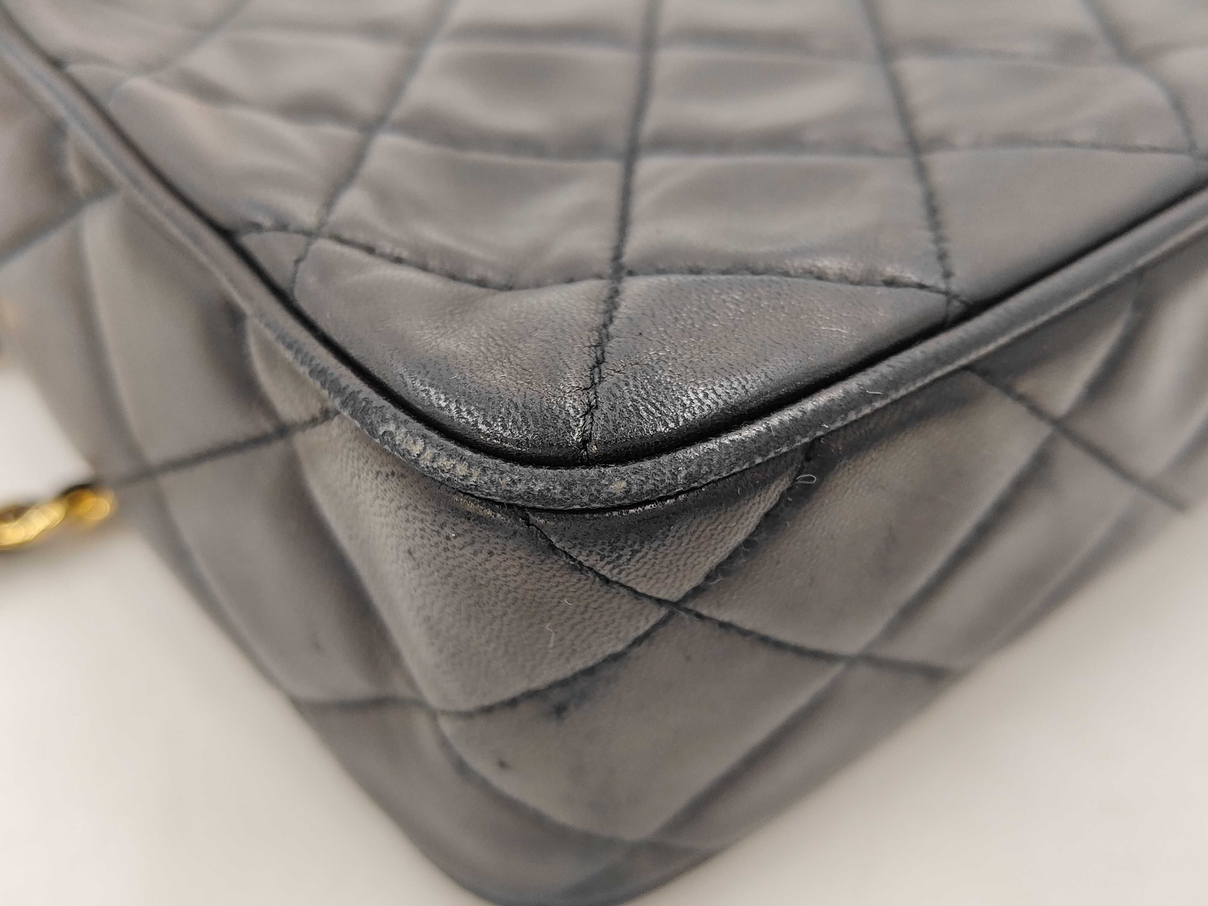 Lambskin Coco Mark Fringe Chain Shoulder Bag — view 4