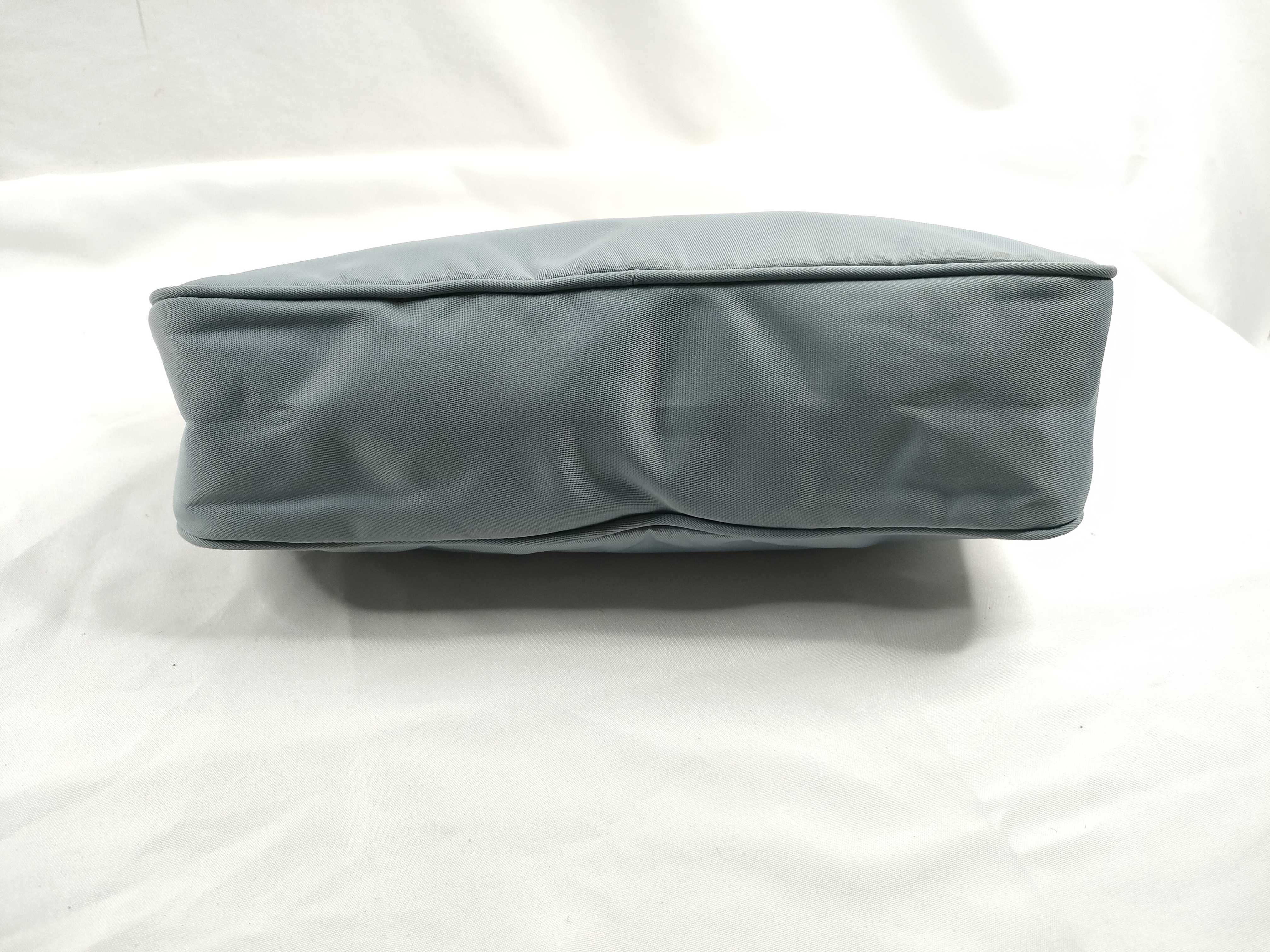 Nylon Prada Accessory Pouch VELA (Nylon) / Blue Gray Handbag — view 4