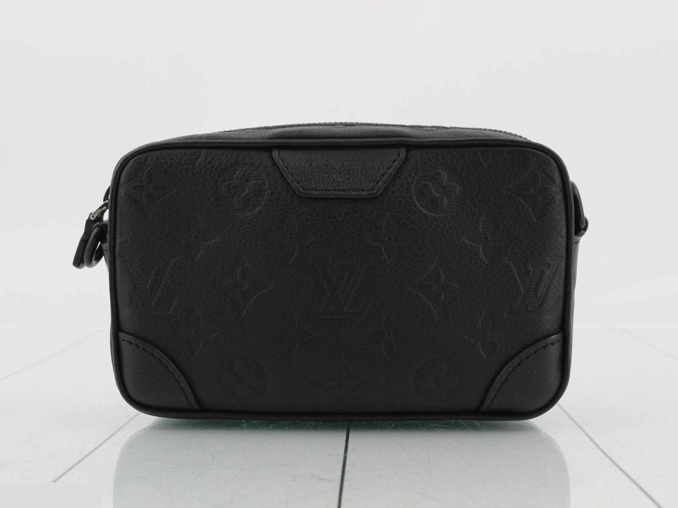 Monogram Leather Shoulder Bag with RFID