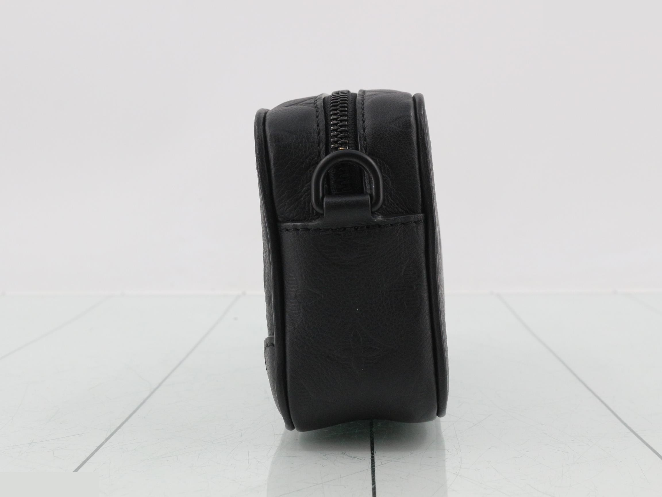 Monogram Leather Shoulder Bag with RFID — view 3
