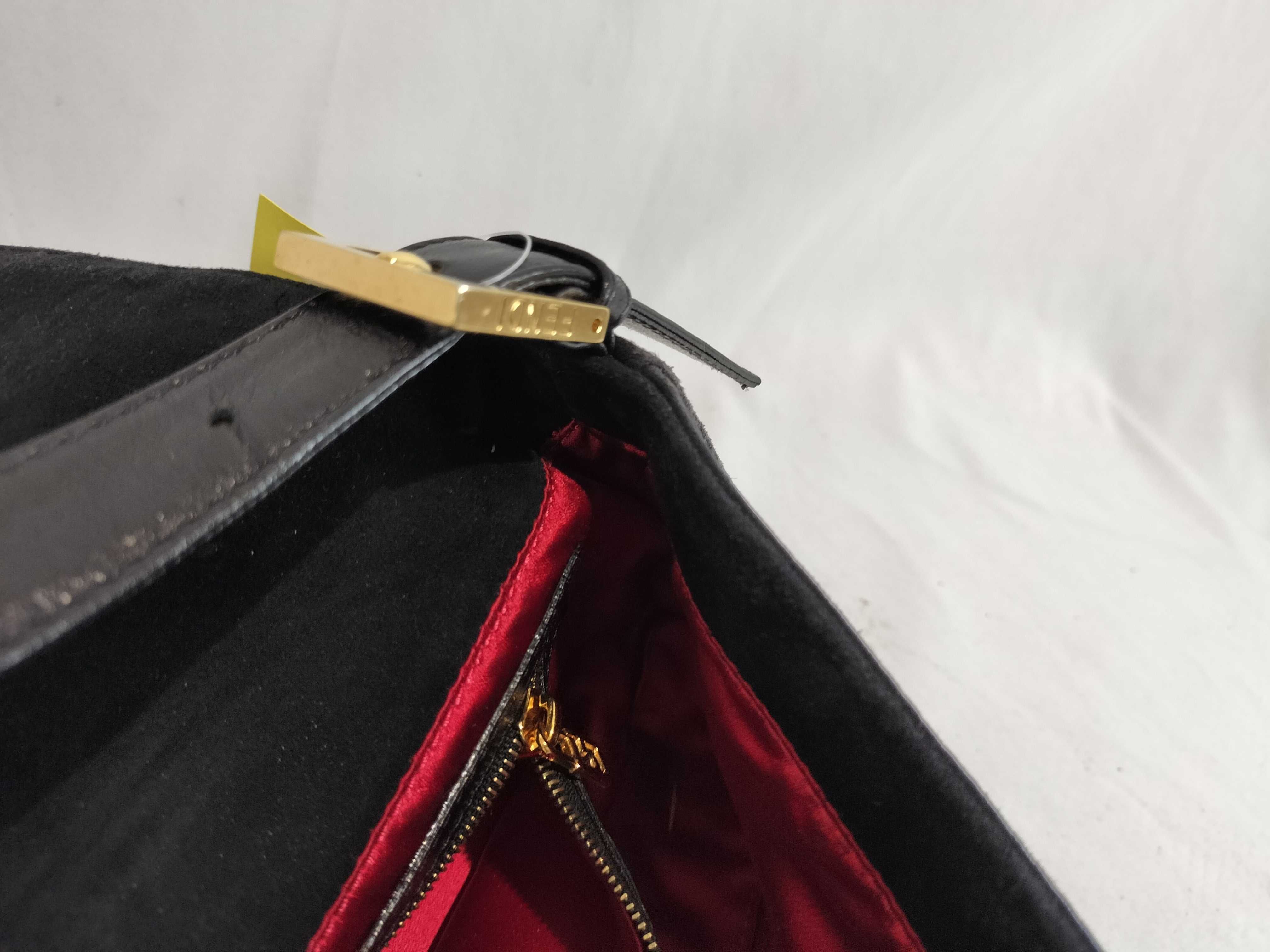 Mamma Bucket Suede Glitter Black Handbag — view 13