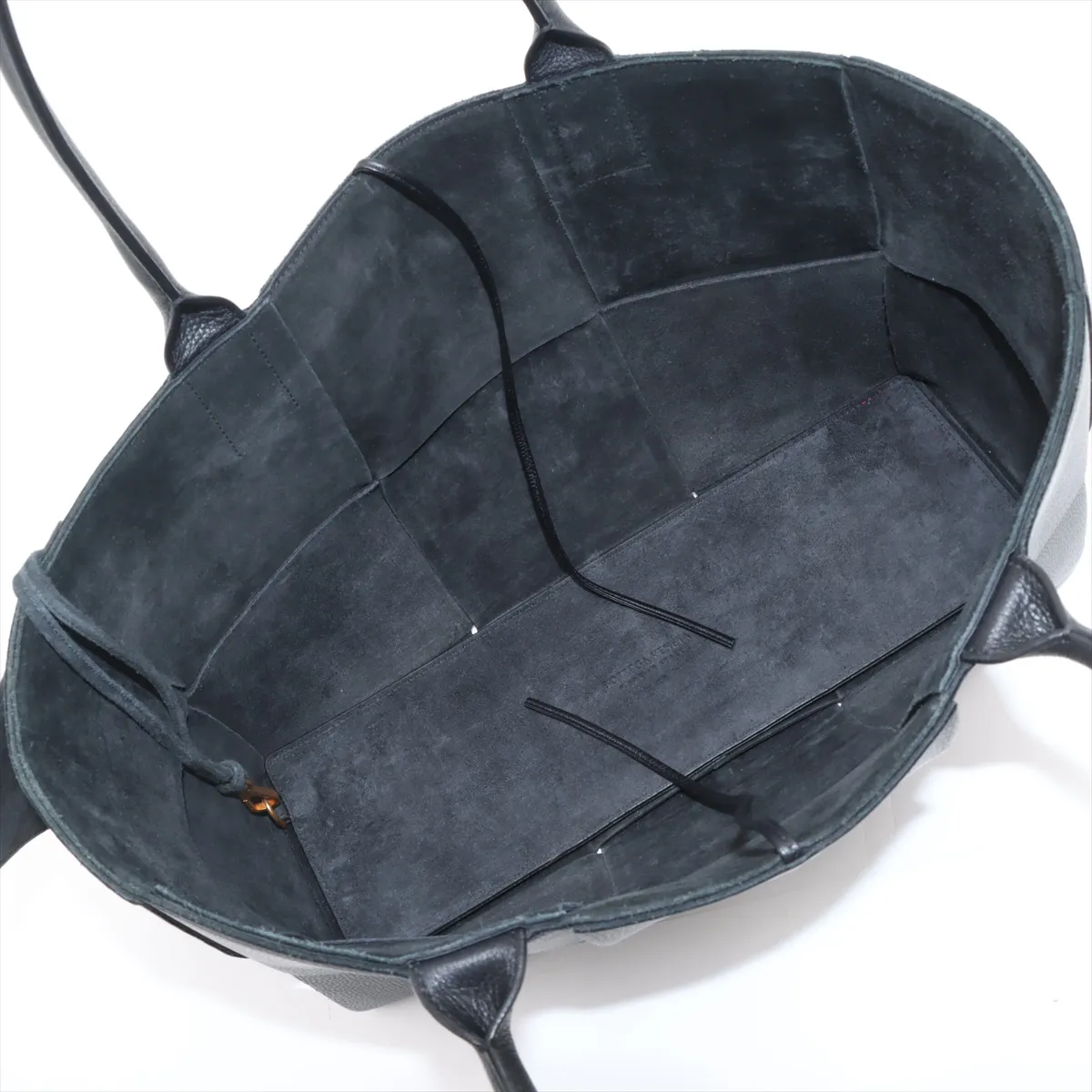 Maxi Intrecciato The Arcotote Leather Tote Bag Black — view 7