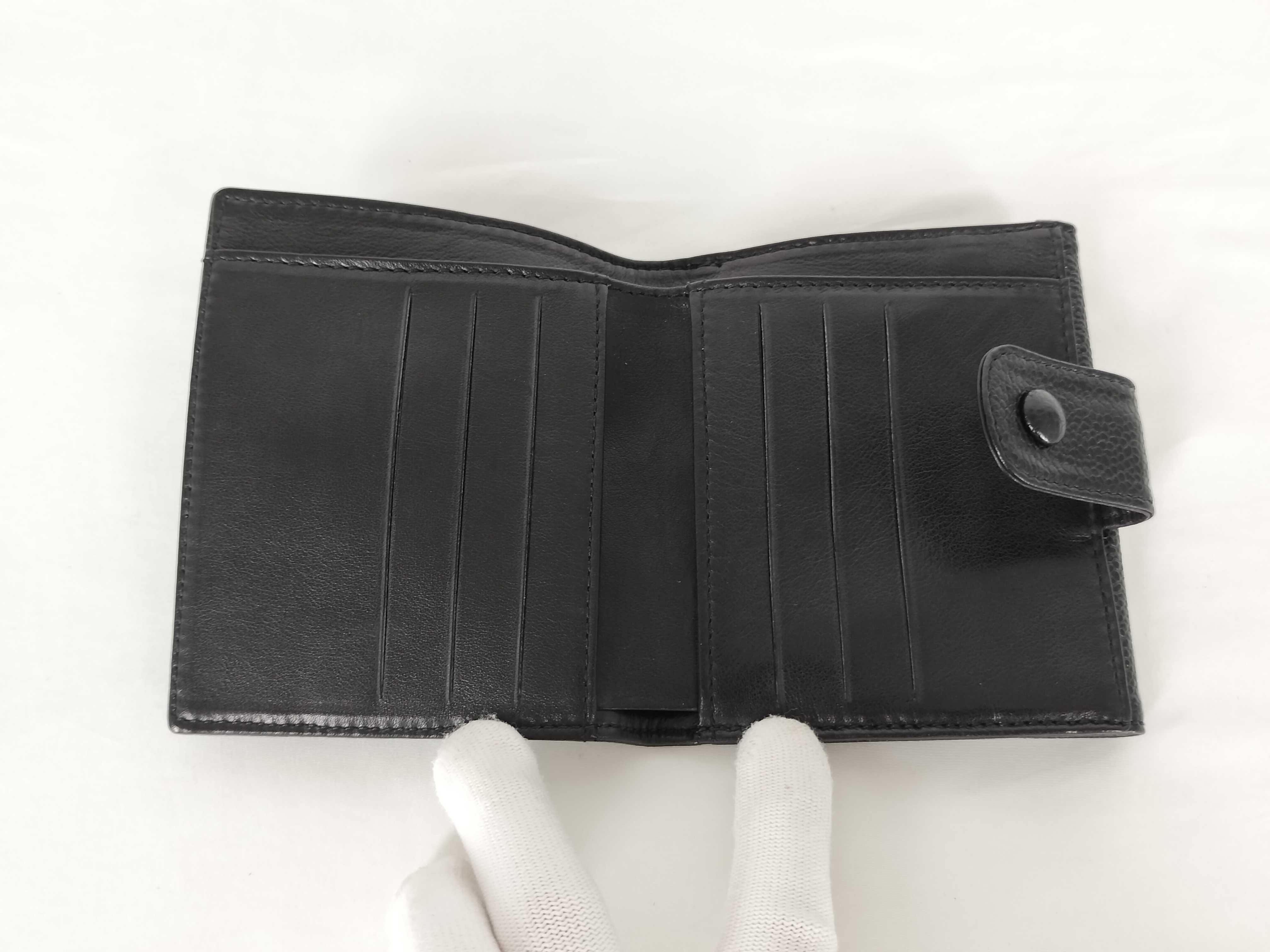Caviar Skin Coco Mark Bi-fold Wallet — view 5