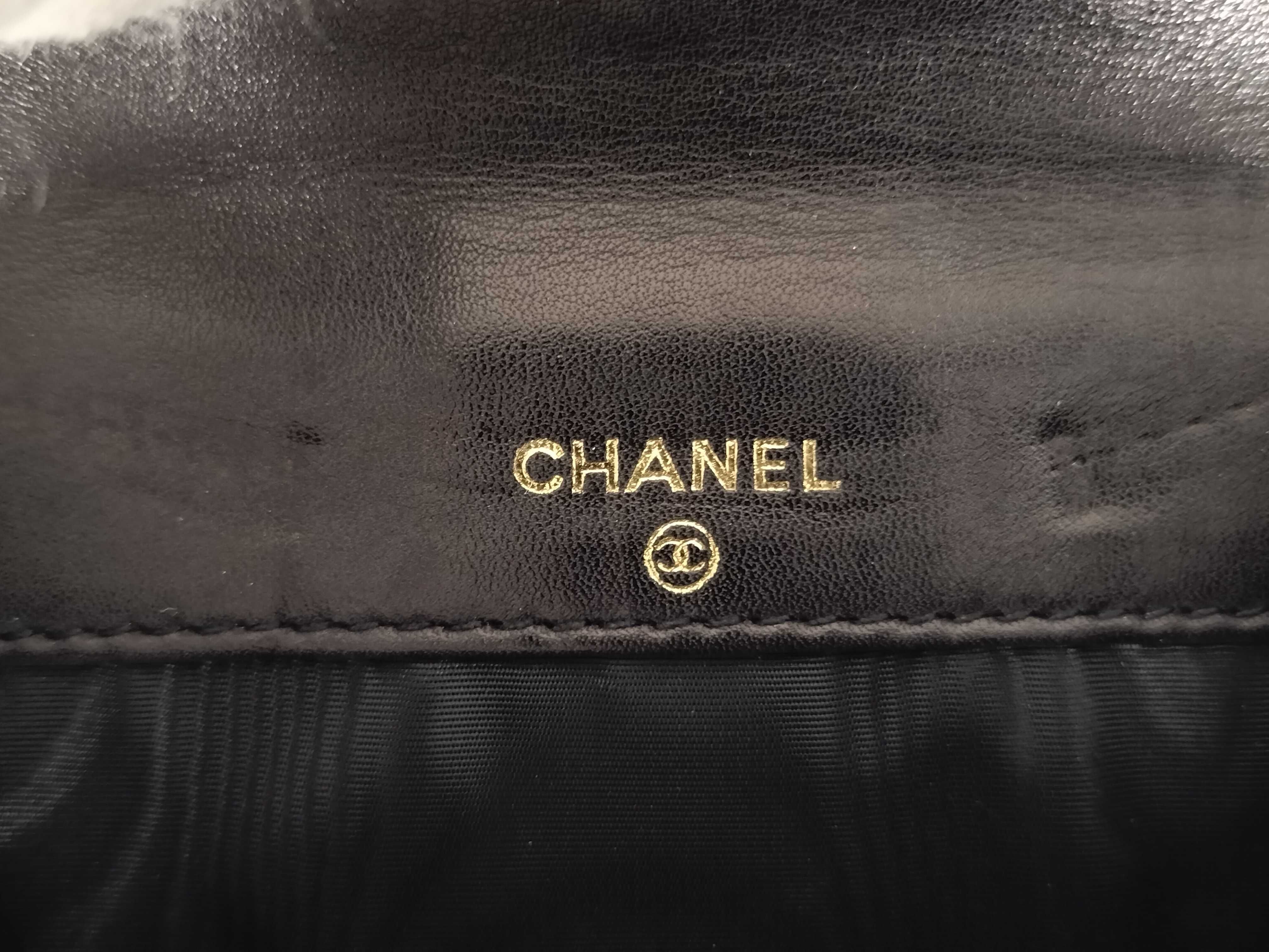 Caviar Skin Coco Mark Bi-fold Wallet — view 7