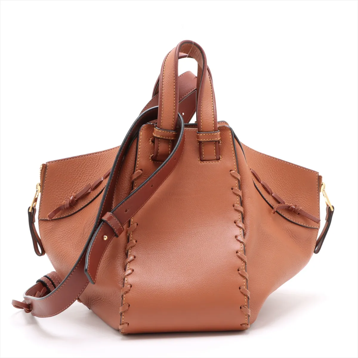 Hammock Small Leather 2WAY Handbag Brown — view 2