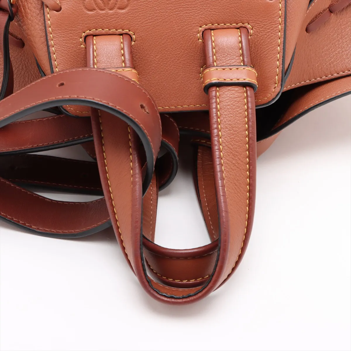 Hammock Small Leather 2WAY Handbag Brown — view 5