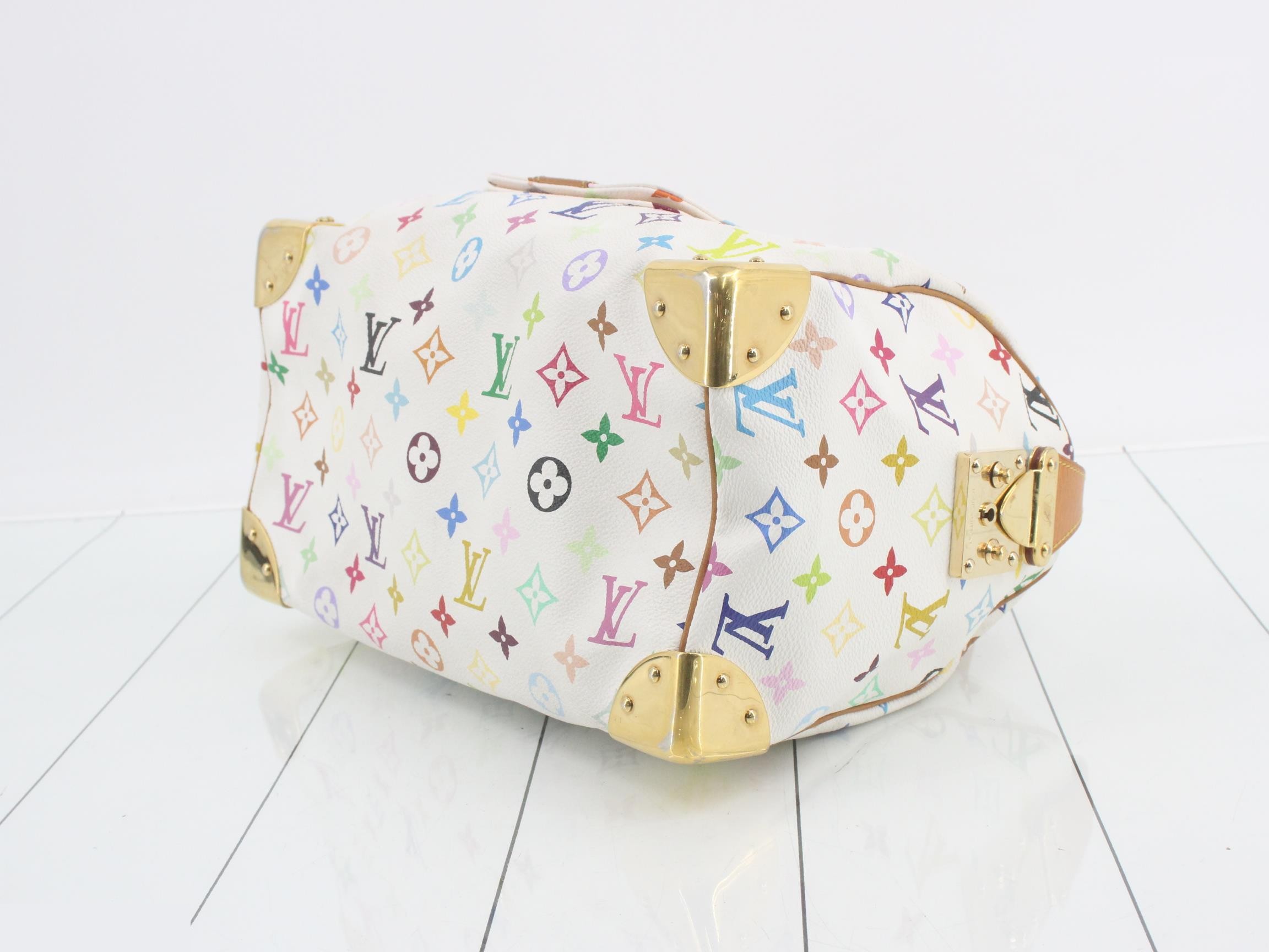 Monogram Multicolor Speedy 30 Blanc Handbag — view 6