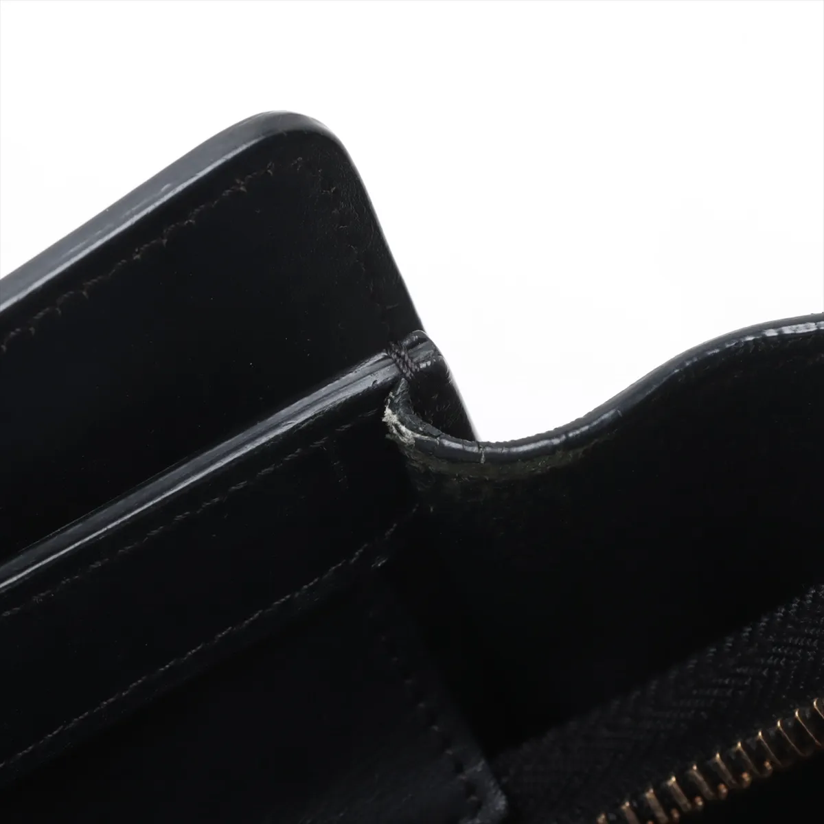 Luggage Micro Shopper Leather Handbag Black — view 11