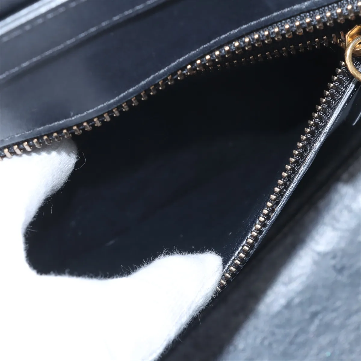 Luggage Micro Shopper Leather Handbag Black — view 8