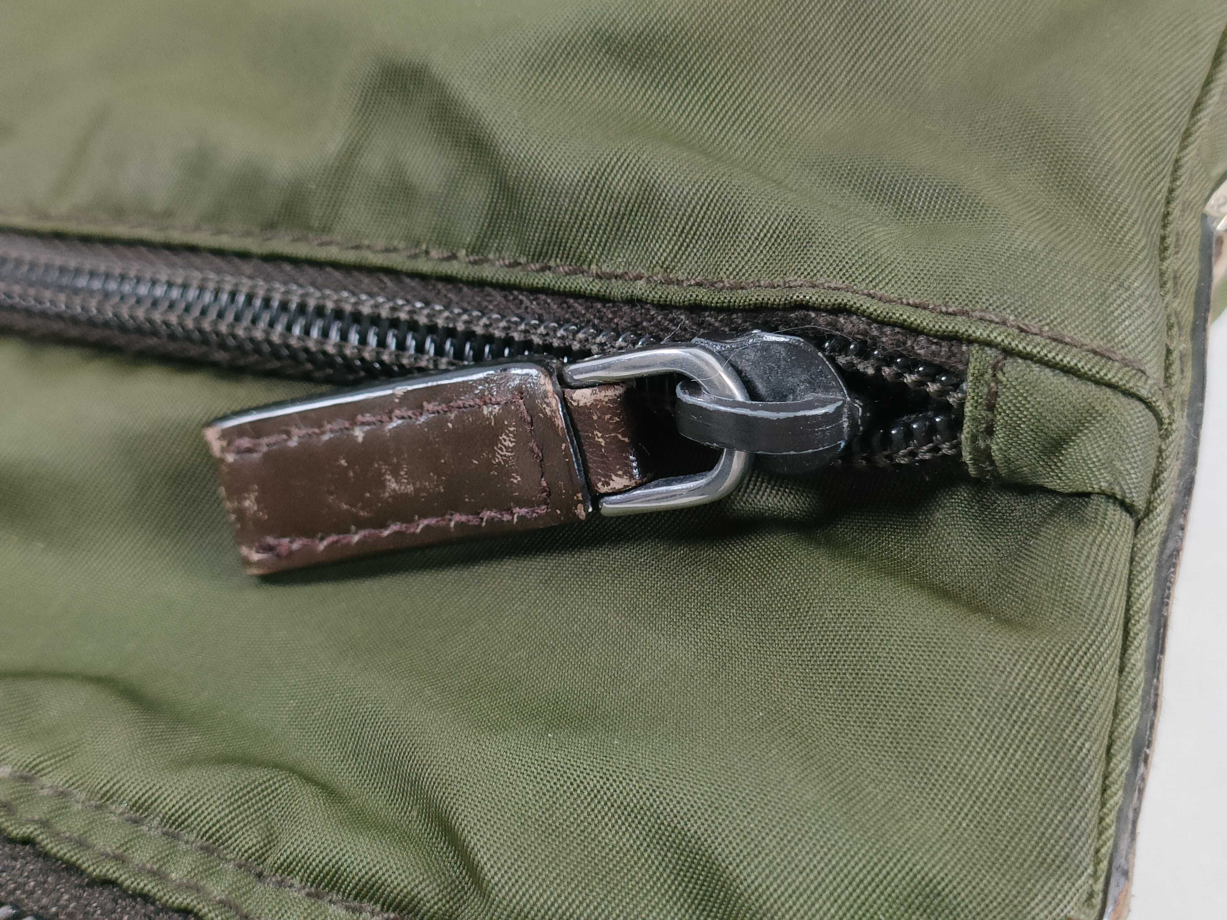 Nylon Shoulder Bag, Khaki Shoulder Bag — view 15