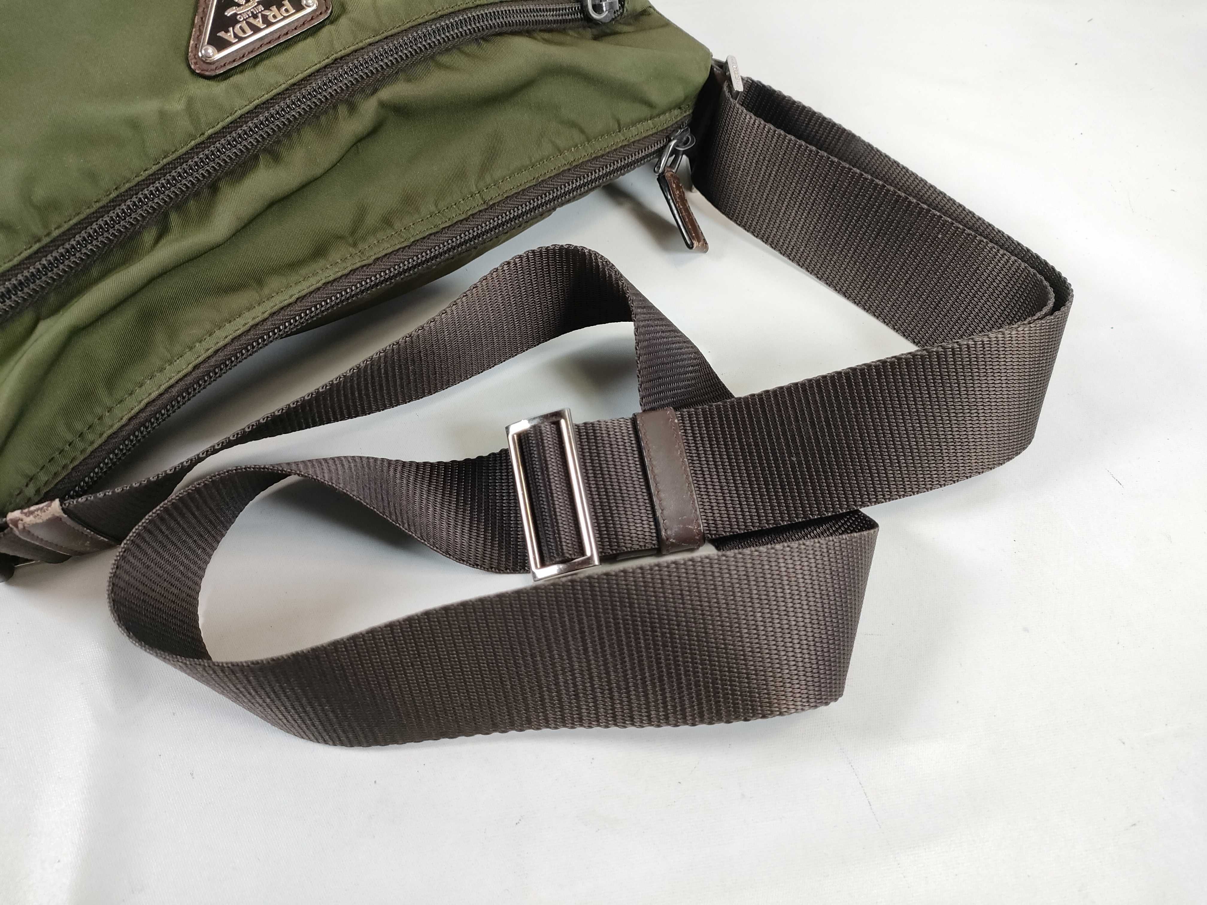 Nylon Shoulder Bag, Khaki Shoulder Bag — view 3