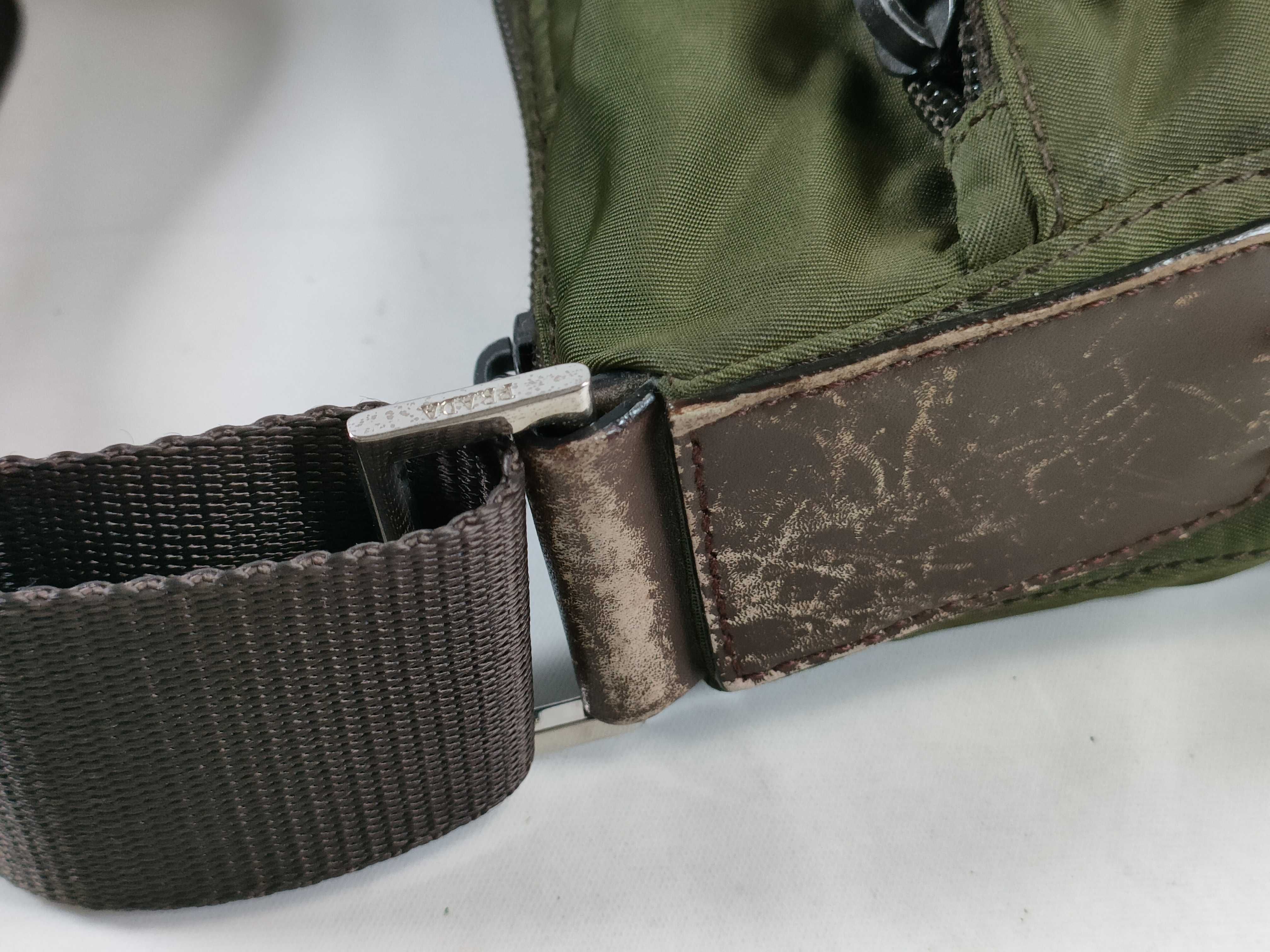 Nylon Shoulder Bag, Khaki Shoulder Bag — view 5