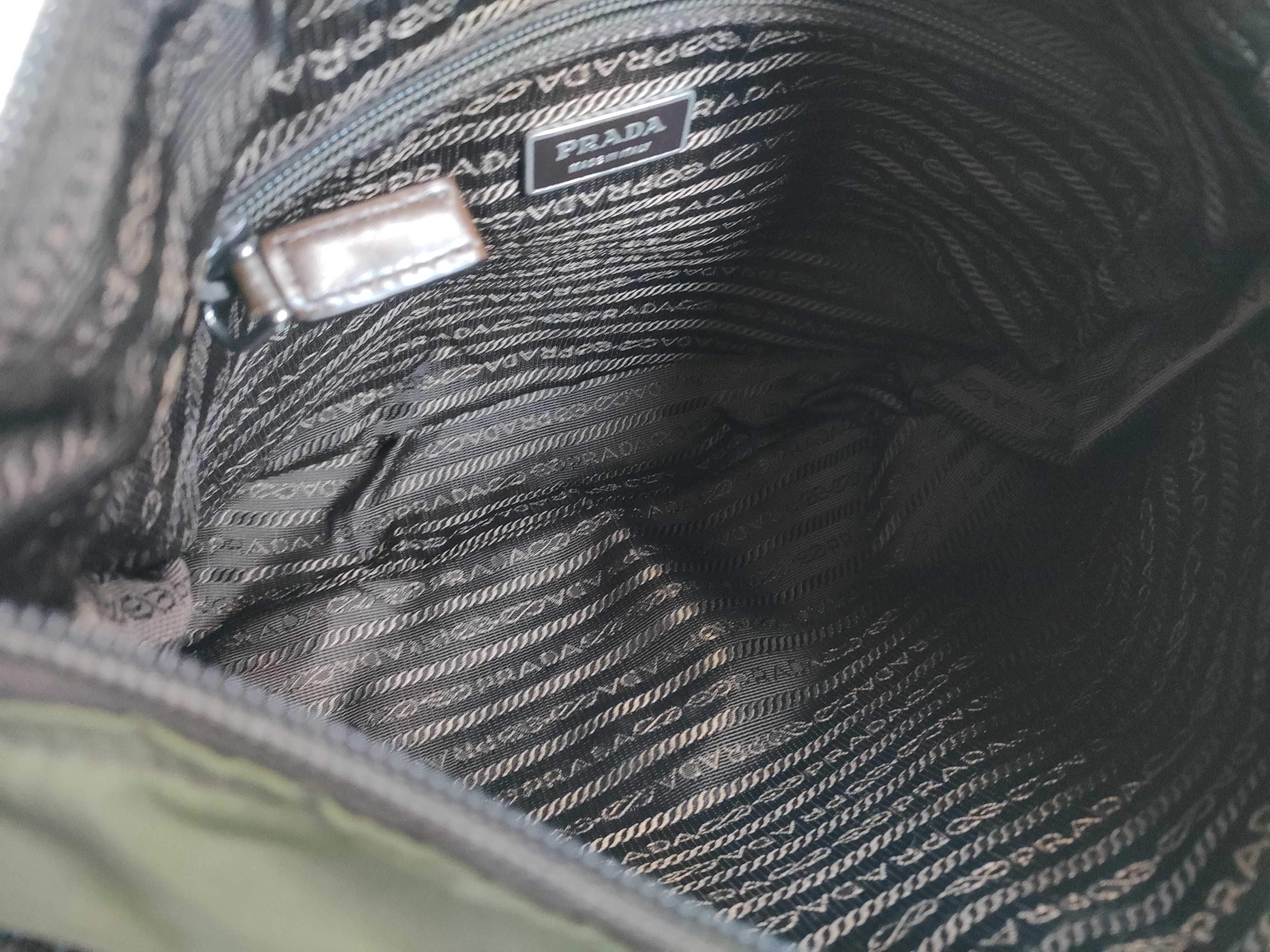 Nylon Shoulder Bag, Khaki Shoulder Bag — view 10