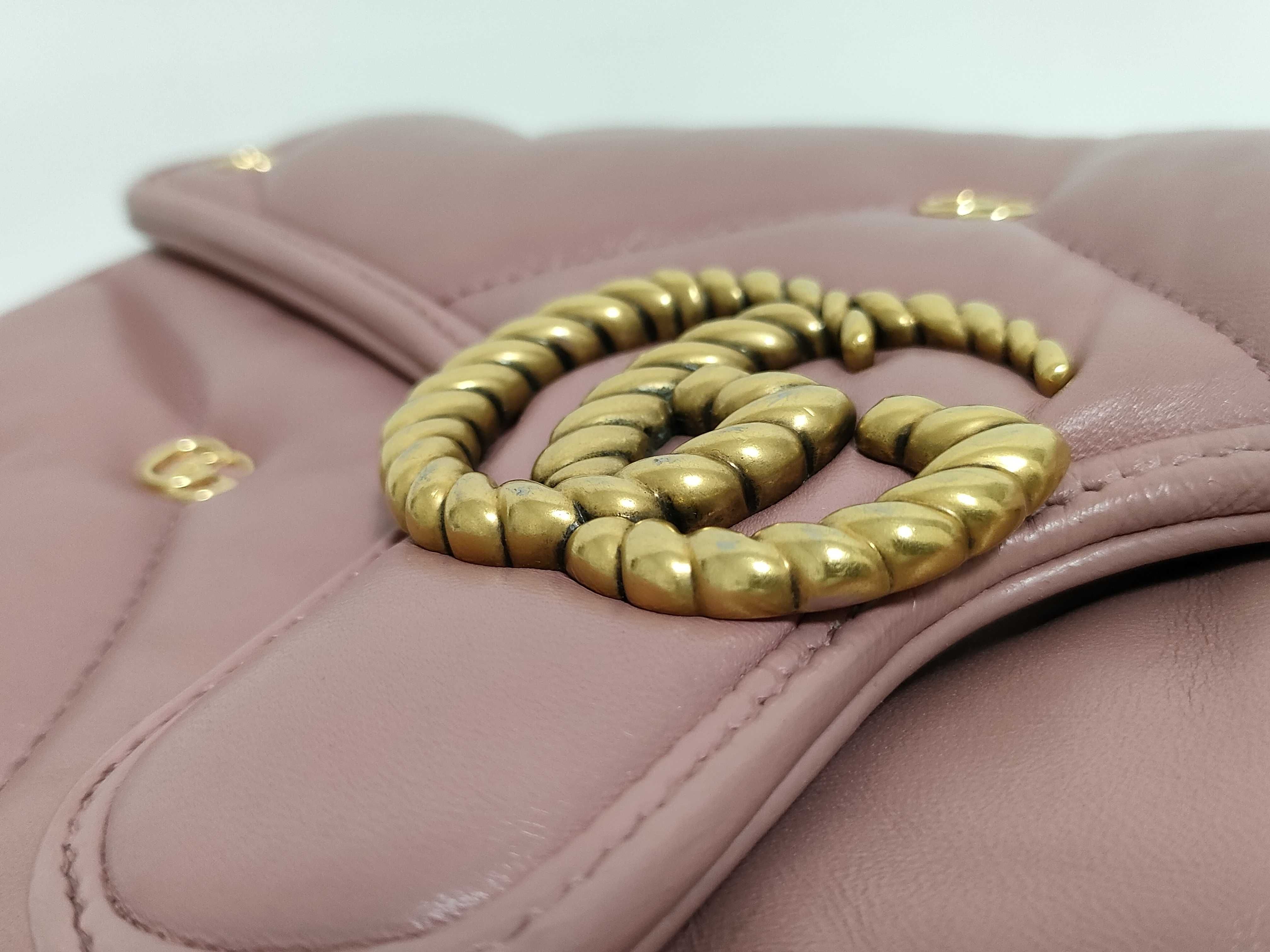 GG Marmont Quilted Chain Shoulder Bag — view 14