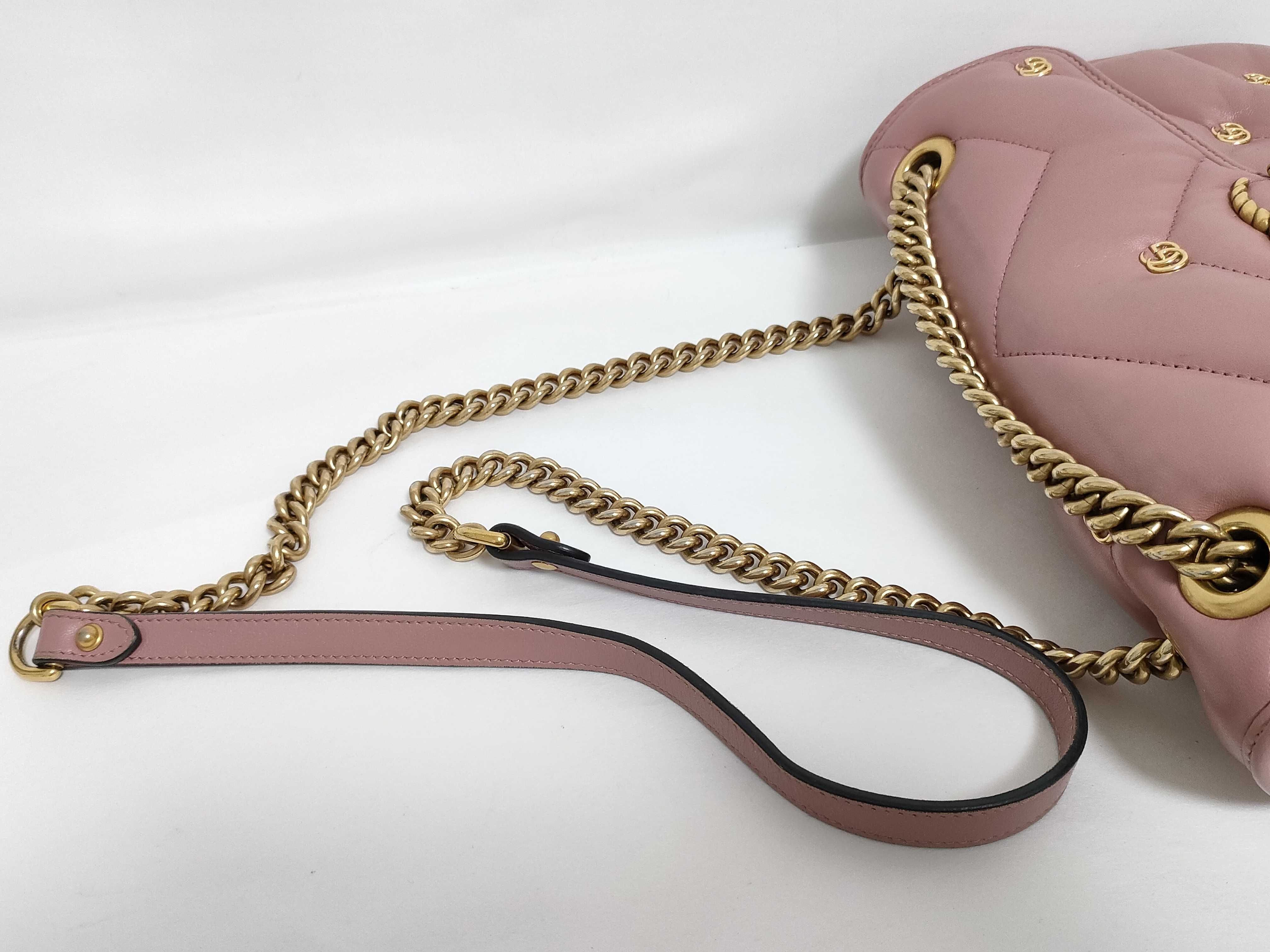 GG Marmont Quilted Chain Shoulder Bag — view 3
