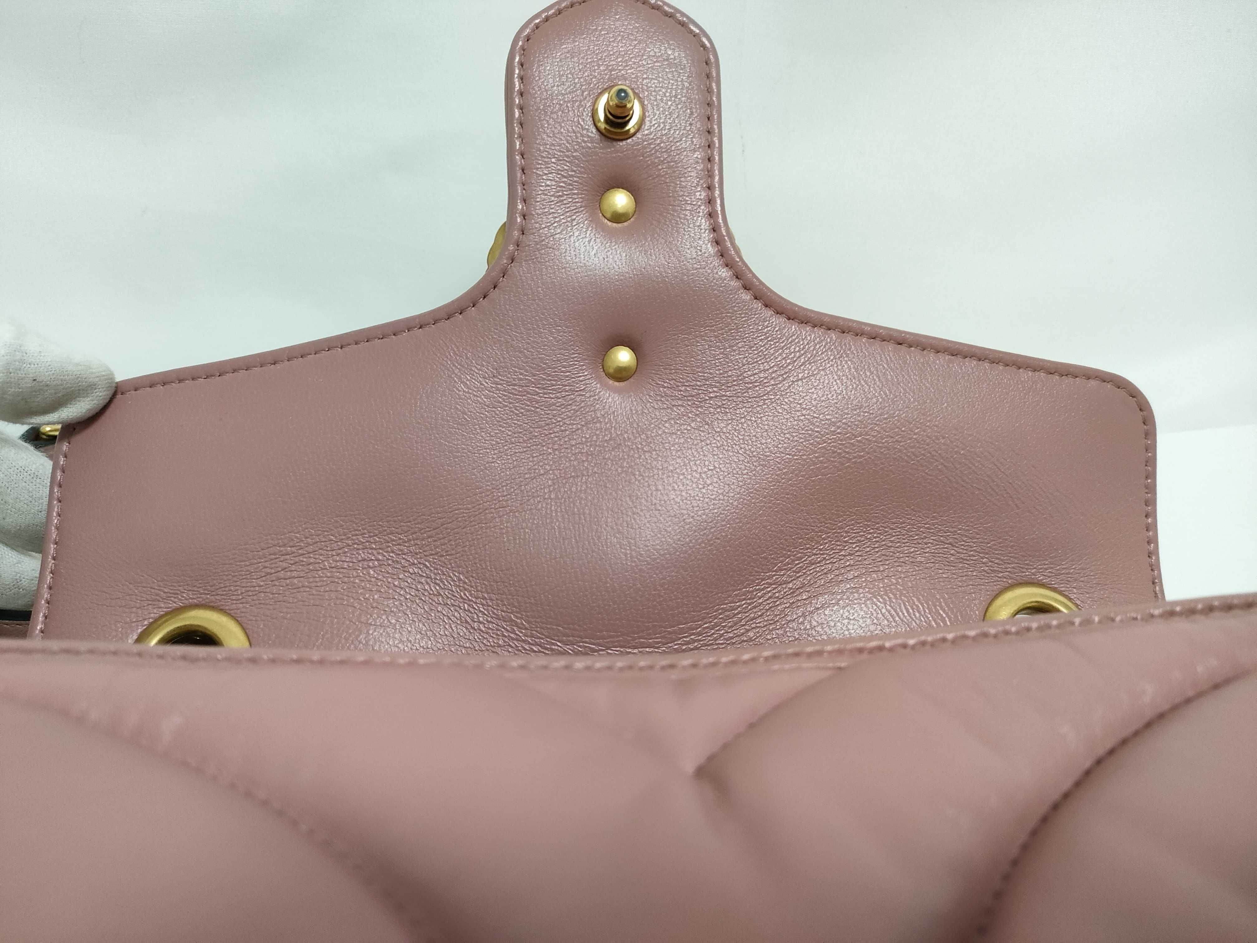 GG Marmont Quilted Chain Shoulder Bag — view 8