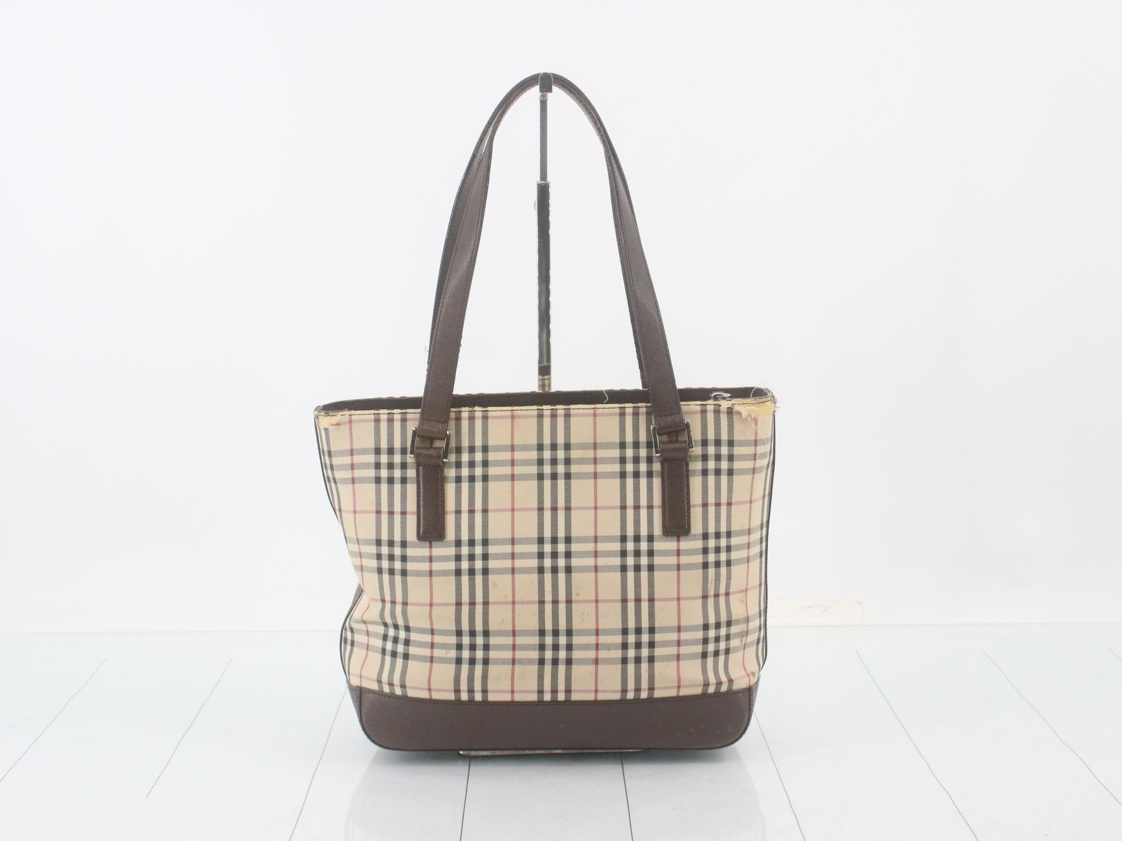 Burberrys Nova Check Nylon Shoulder Bag — view 2