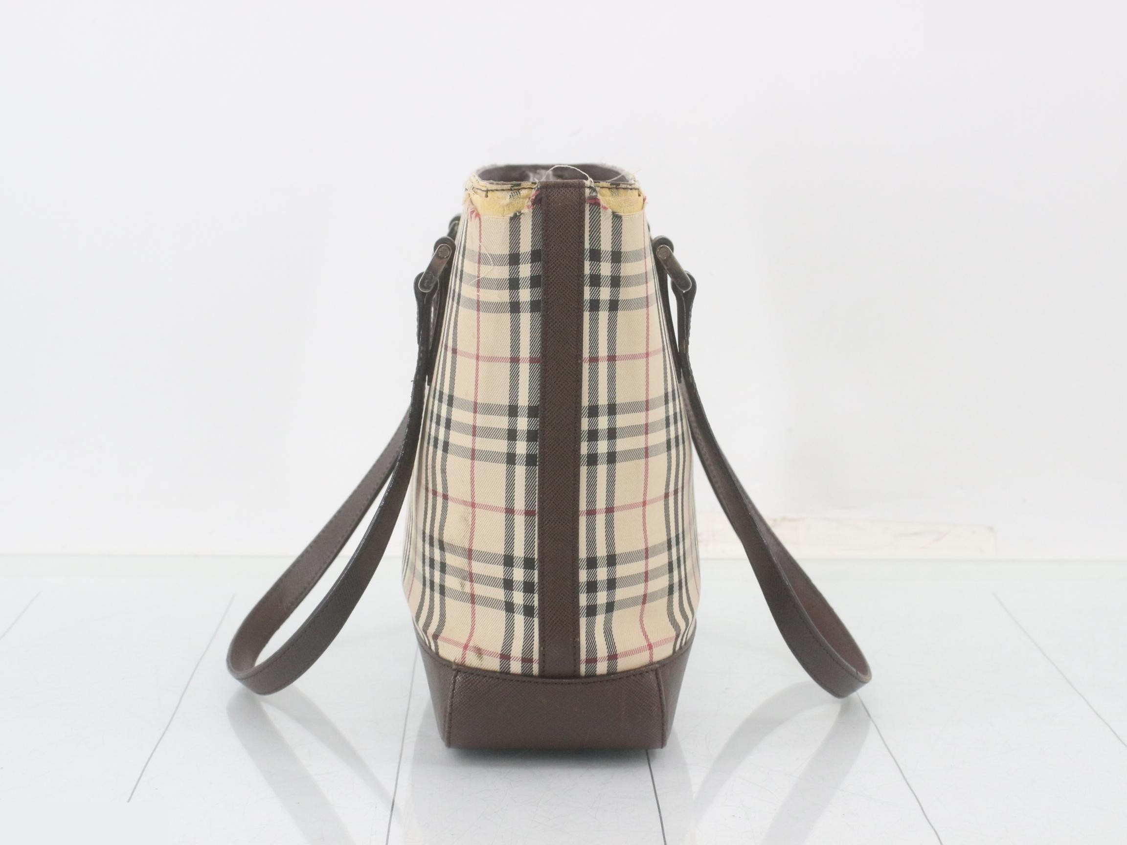 Burberrys Nova Check Nylon Shoulder Bag — view 4