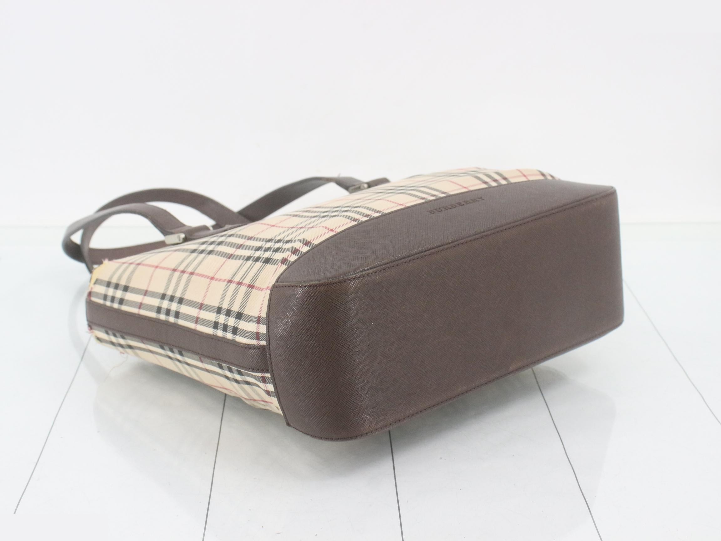 Burberrys Nova Check Nylon Shoulder Bag — view 5