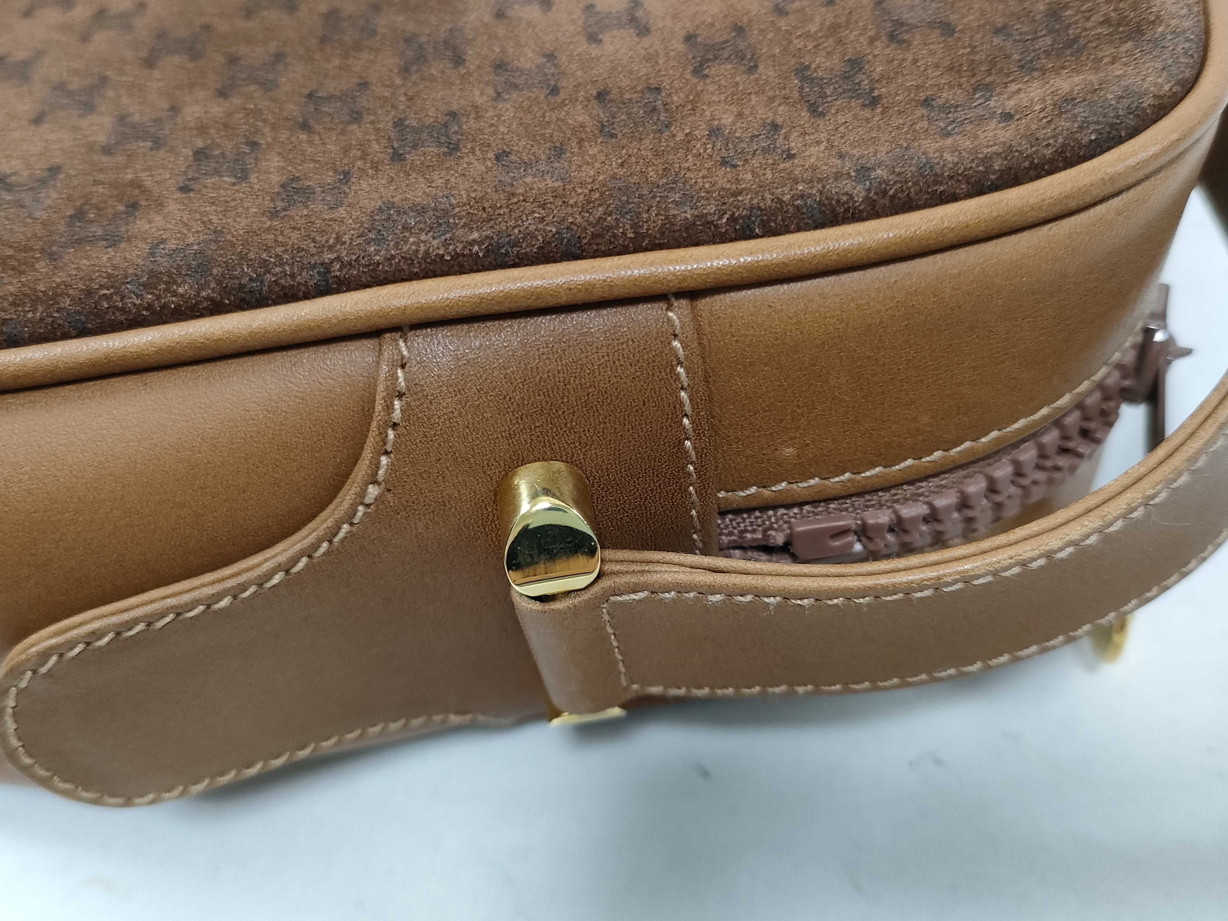 Brown Suede Vintage Shoulder Bag — view 5