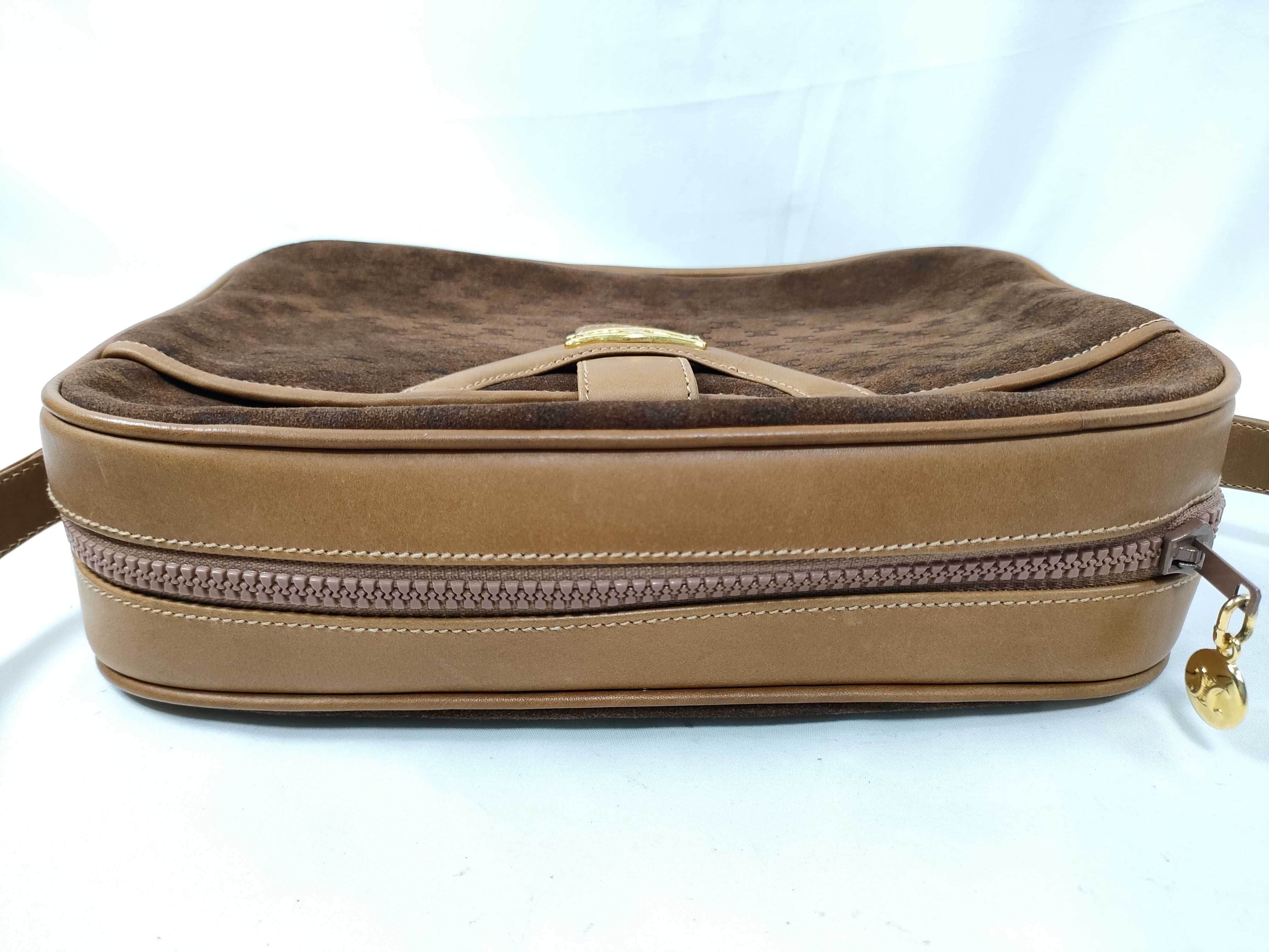 Brown Suede Vintage Shoulder Bag — view 8