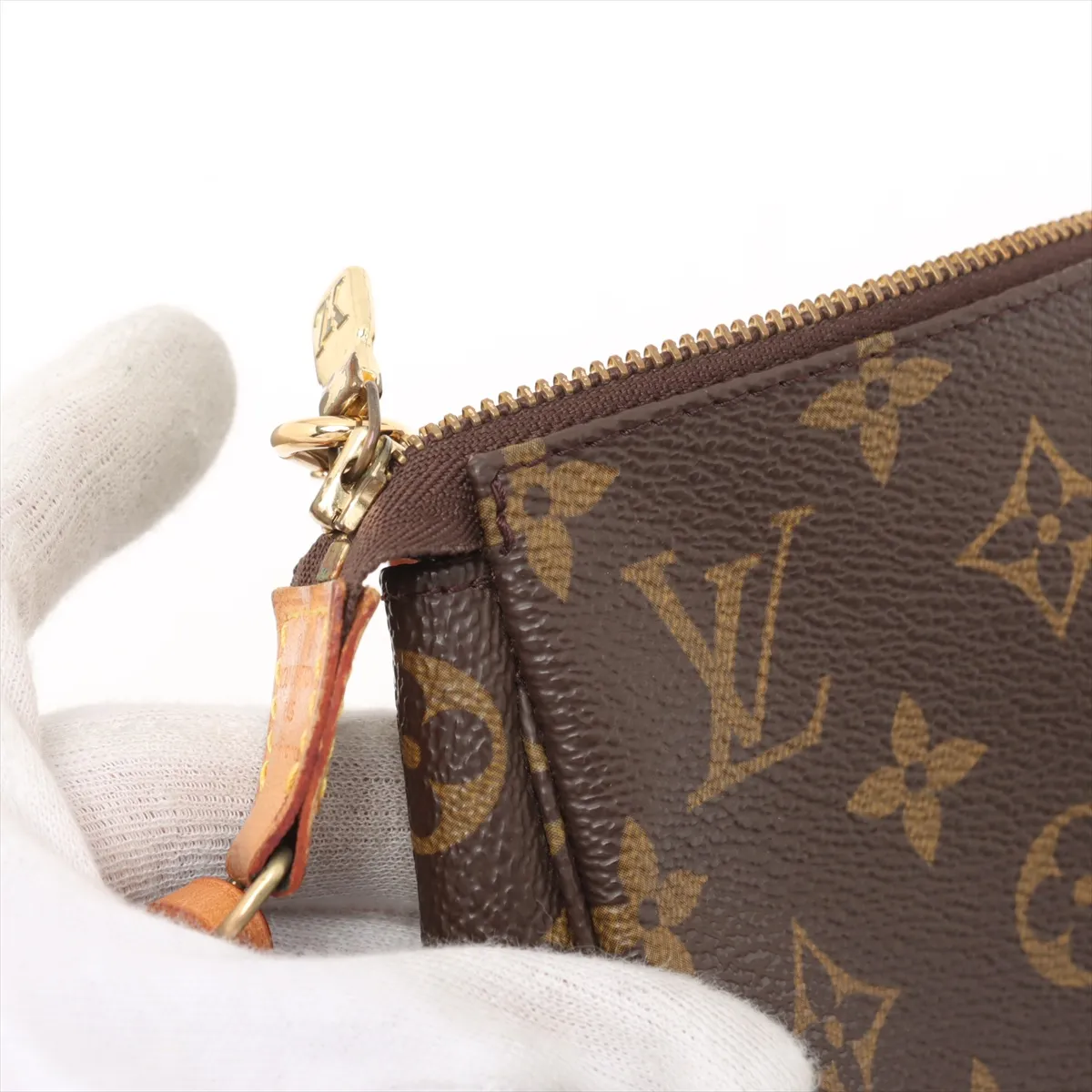 Monogram Pochette Accessory M51980 AR0936 Brown — view 8
