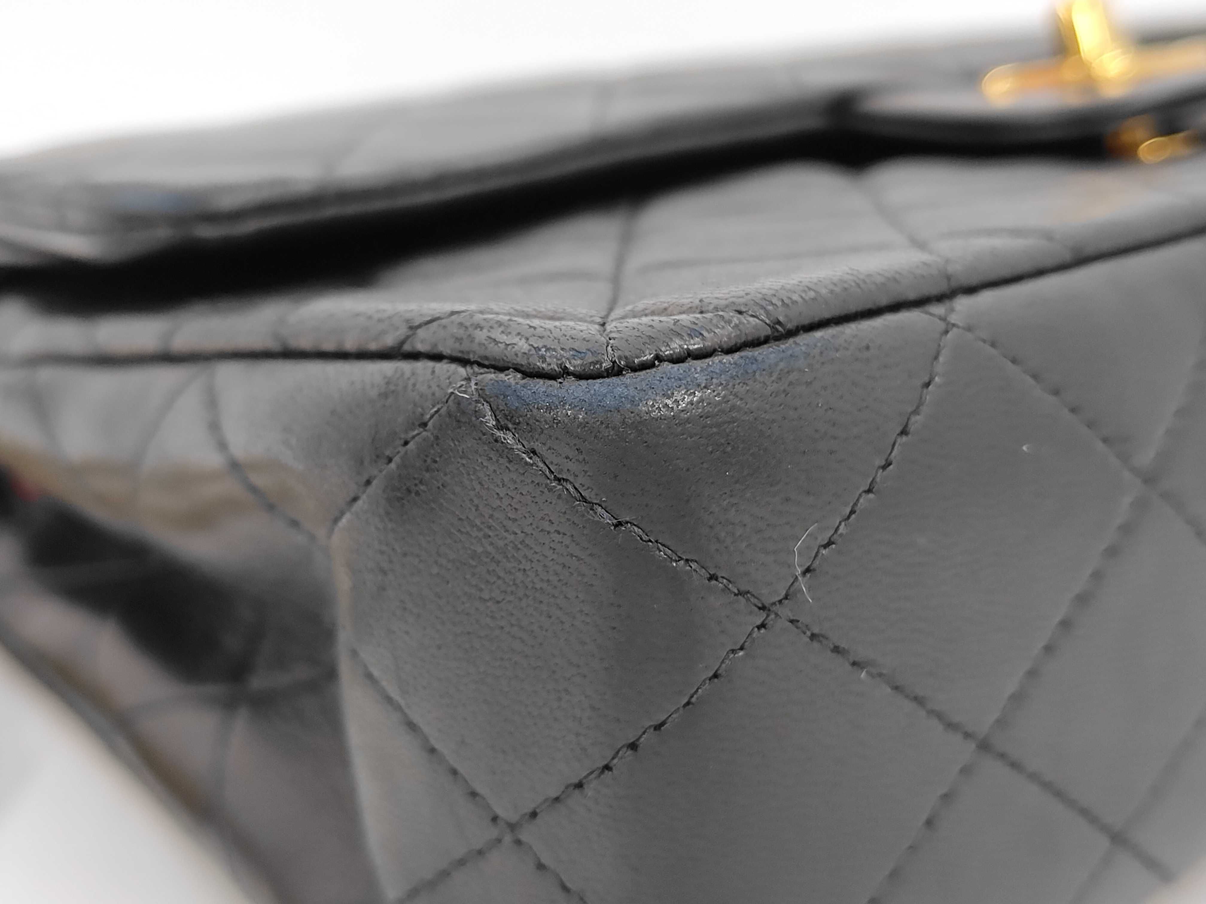 Lambskin Matelassé Double Flap Chain Shoulder Bag (with guarantee card) — view 5